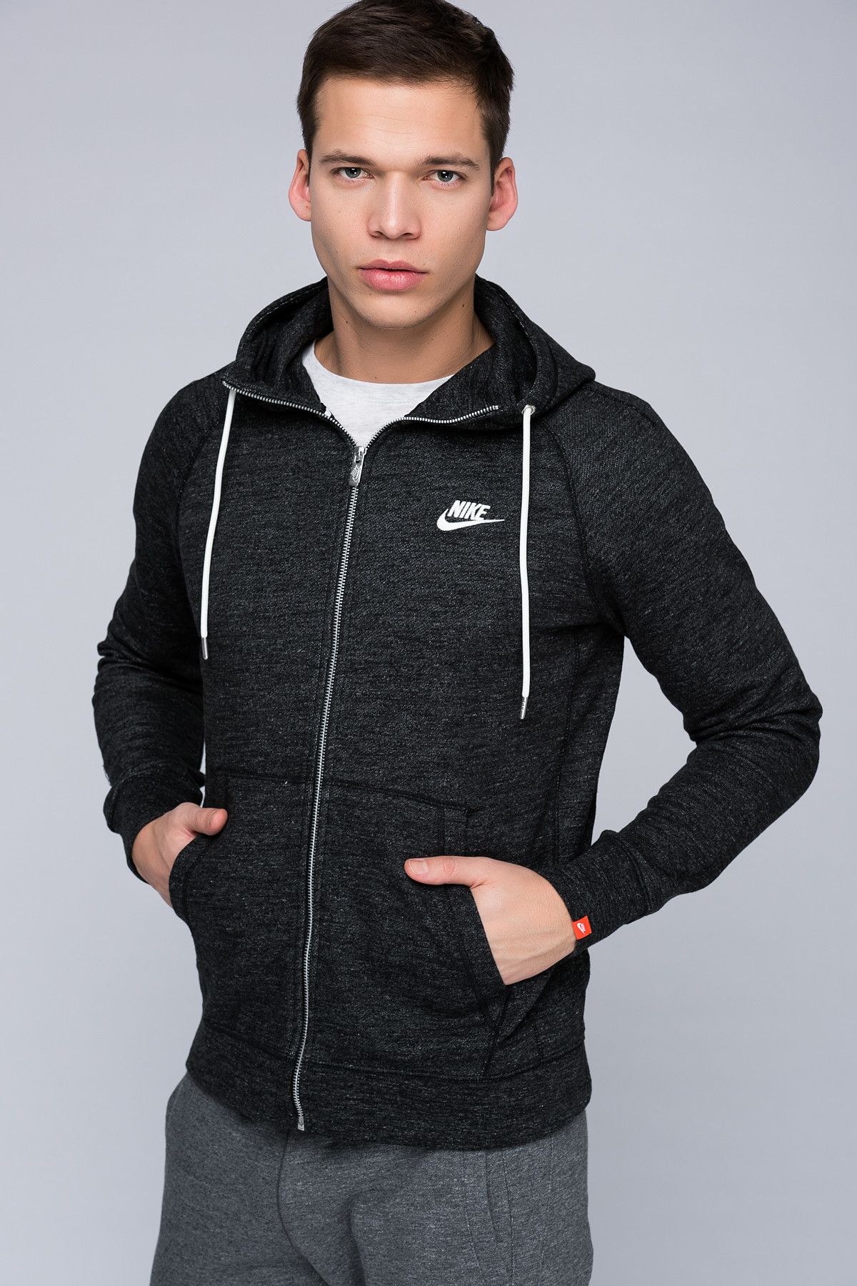 Nike Erkek Sweatshirt - M Nsw Legacy Hoodie Fz Ft - 805057-032
