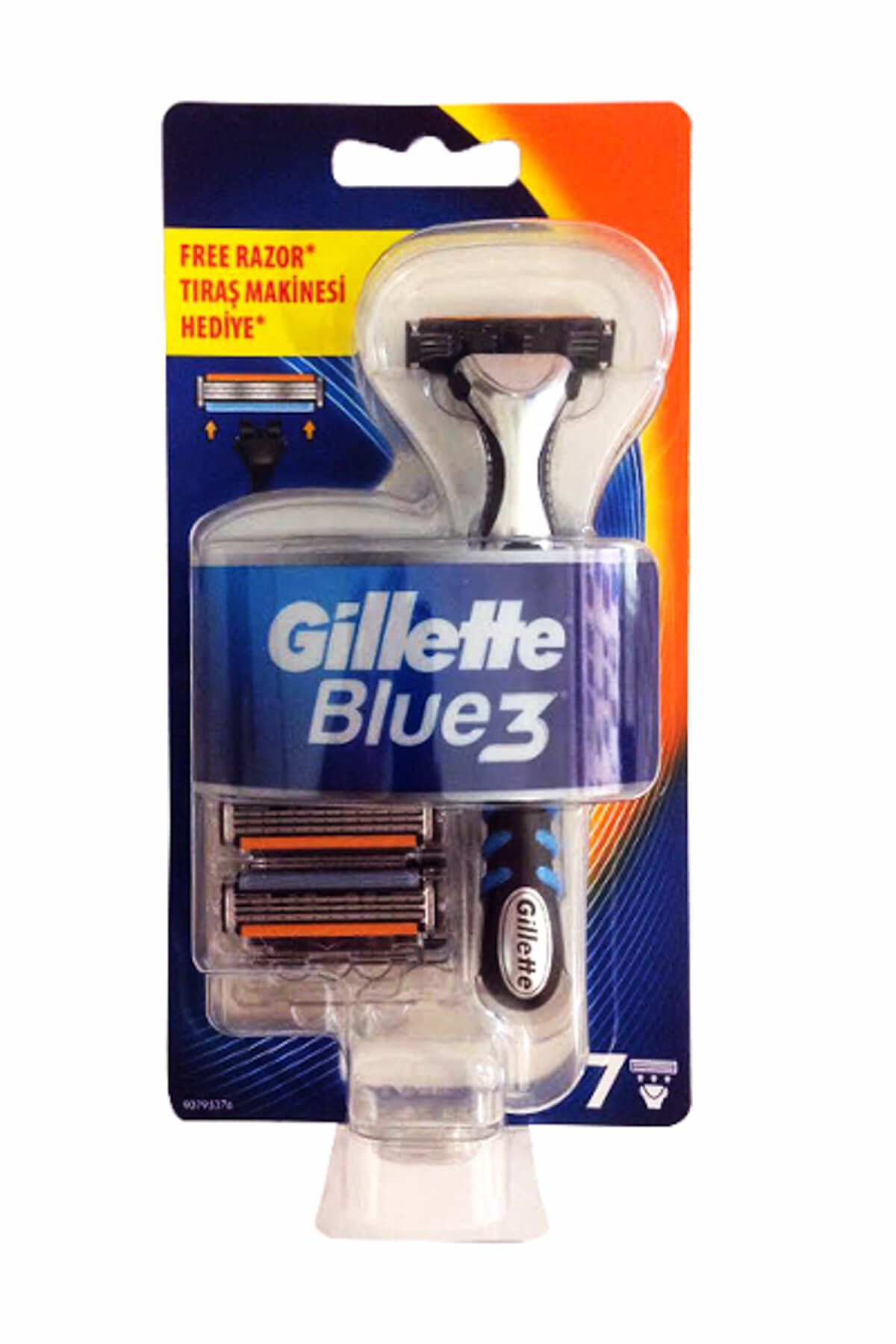 Gillette Blue 3 Makine + 7 Başlık (1 Makine Ucunda+6 Yedek)