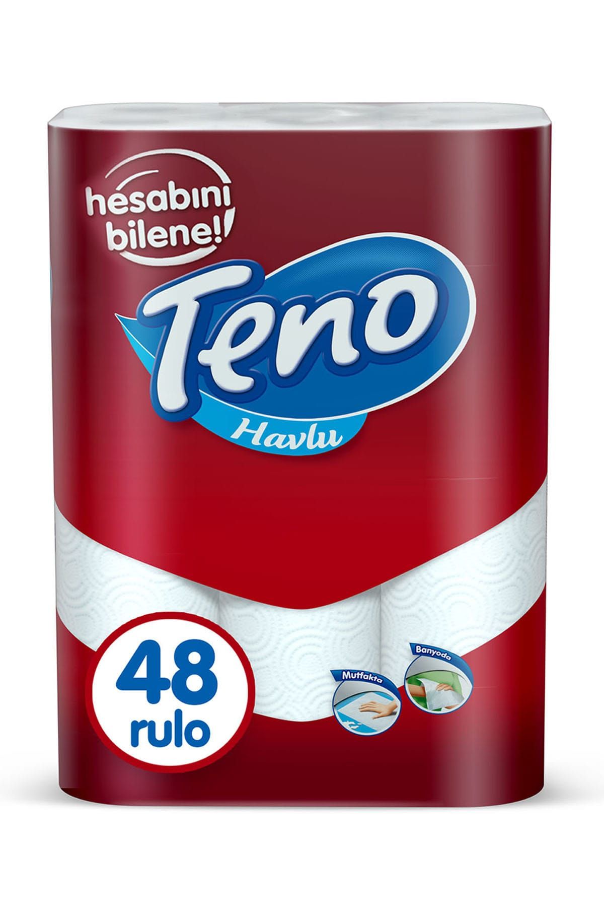 Teno Kağıt Havlu Jumbo Paket 48 Rulo