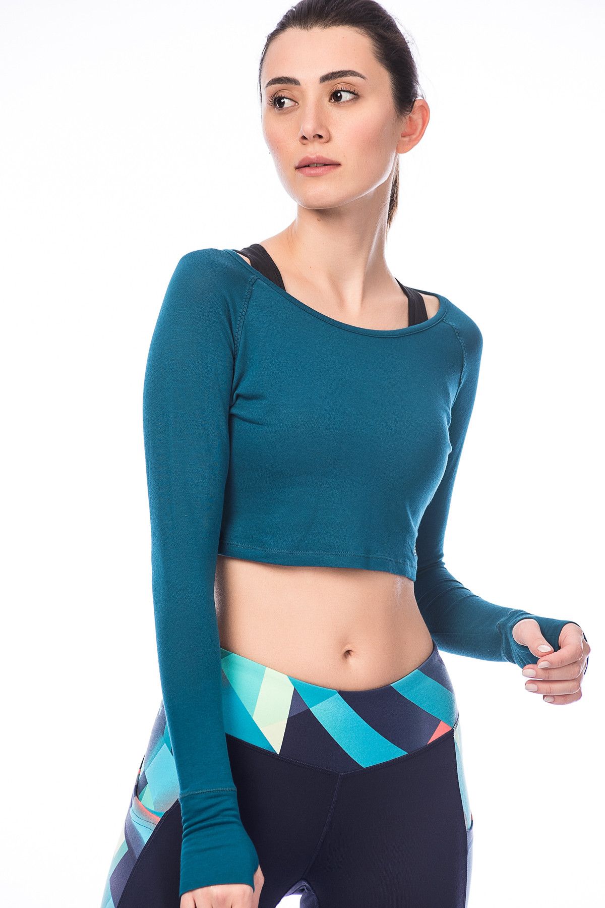 New Balance Kadın Lacivert Sweatshirt - WTC3635-CAW