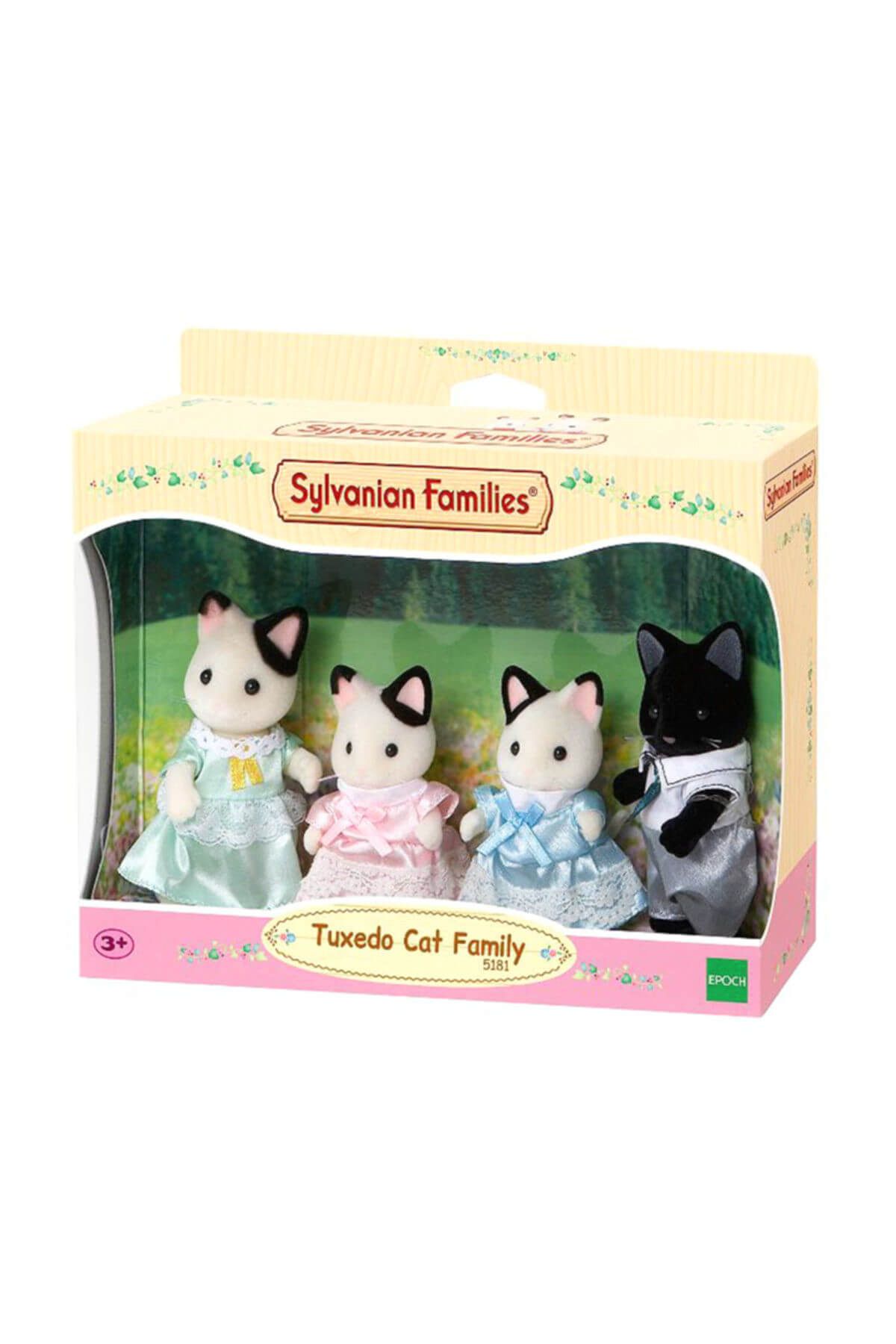 MYC Sylvanian Tuxedo Cat Family Esf5181 -6 /
