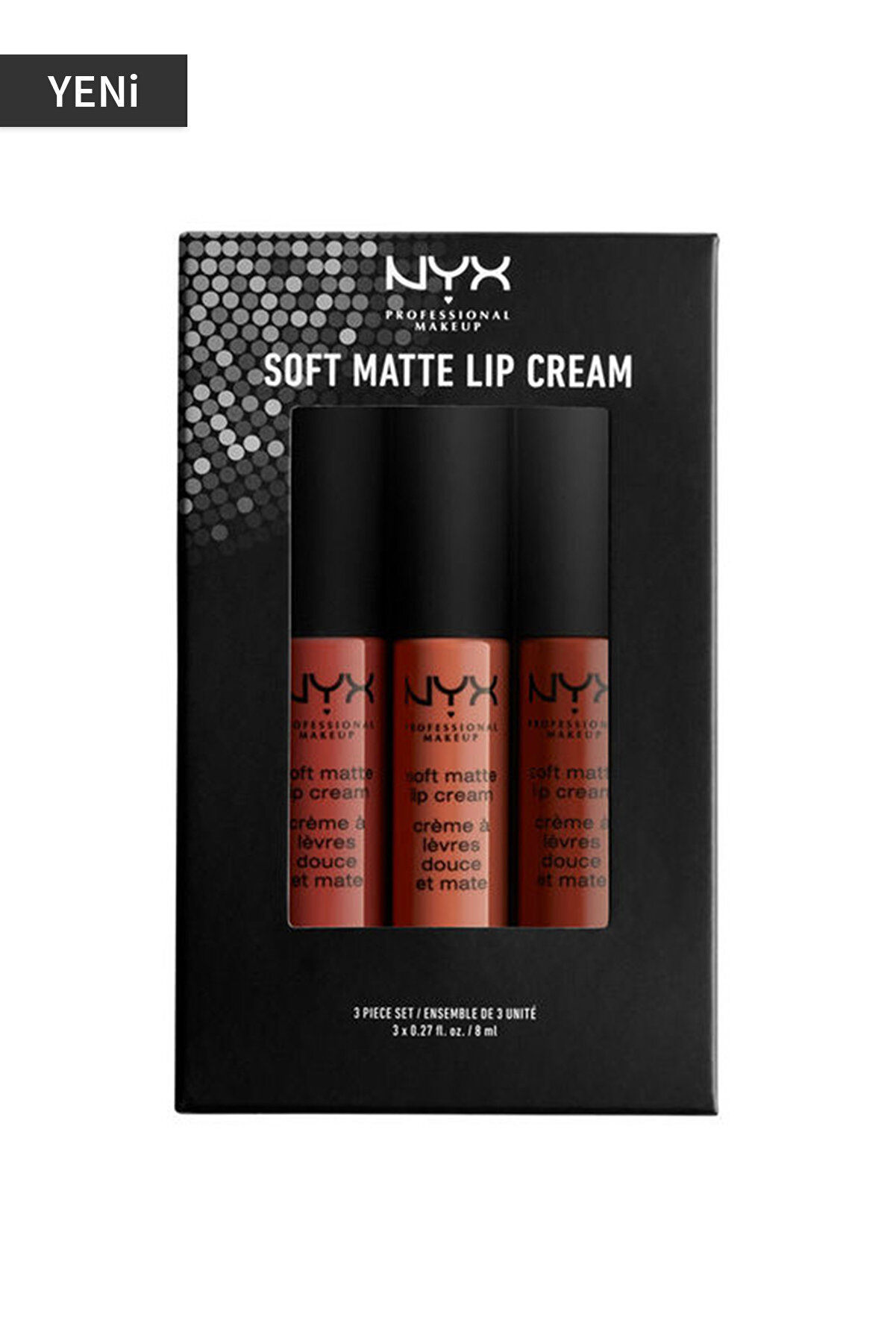 NYX Professional Makeup 3 'lü Mat Likit Ruj Seti - Soft Matte Lip Cream Set 13 800897124816