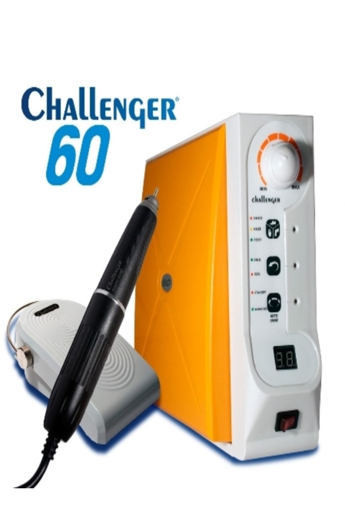 Challenger Mikromotor (60.000 DEVİR) Her Türlü Porselen Ve Metal Tesviye Işleri Için Cahallenger60