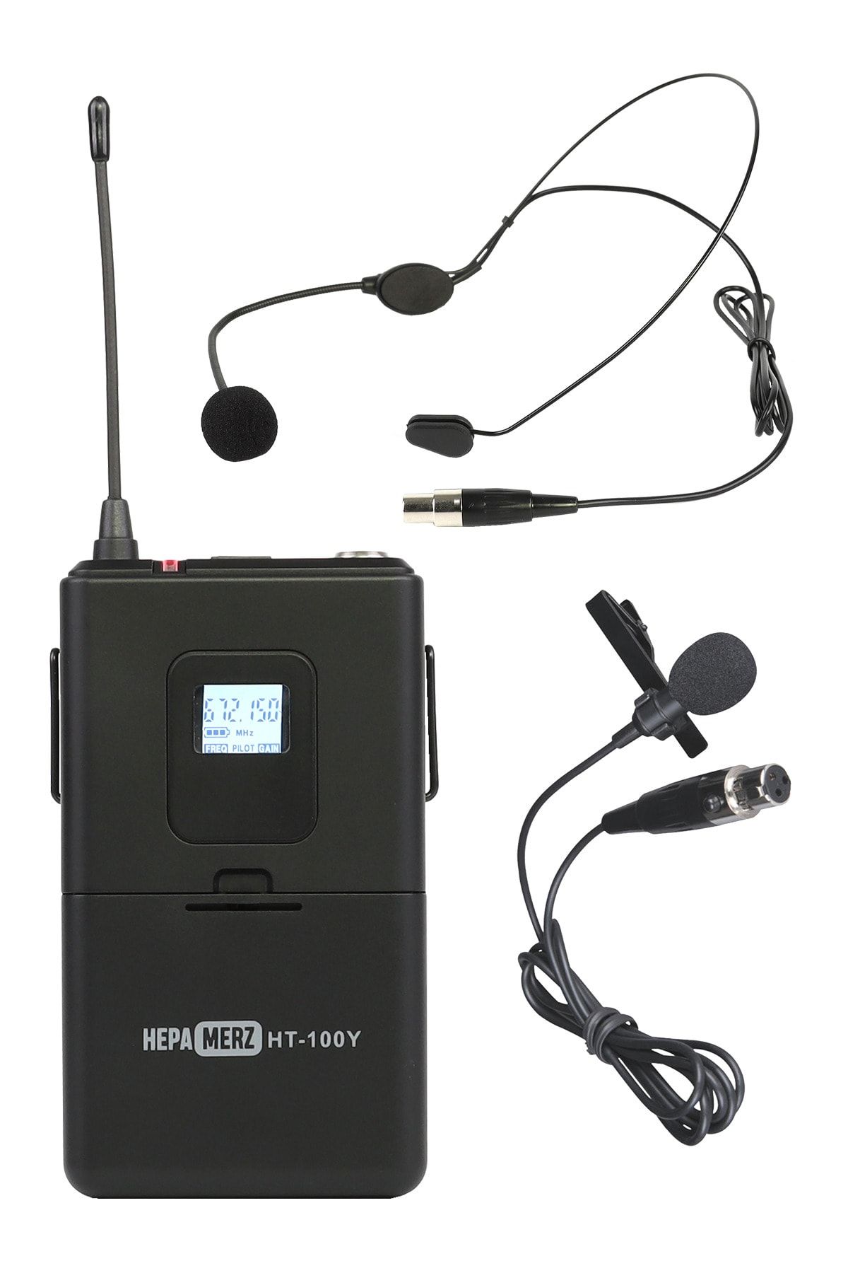 Hepa-Merz Hepa Merz Ht-100y Verici Kablosuz Yaka Mikrofonu Headset ( Hm-444 Ve Hm-888 Alıcı Ile Çalışabilir )