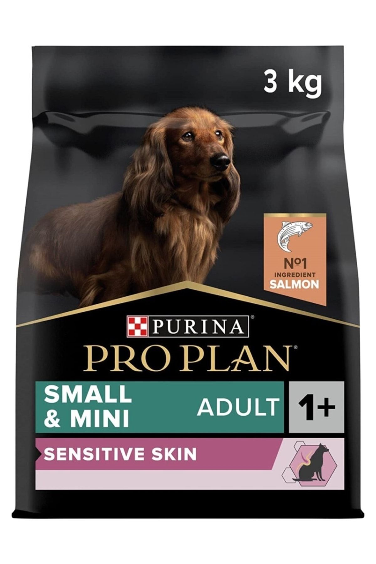 Pro Plan Sensitive Skin Somonlu Ve Pirinçli Küçük Irk Yetişkin Köpek Maması 3 kg