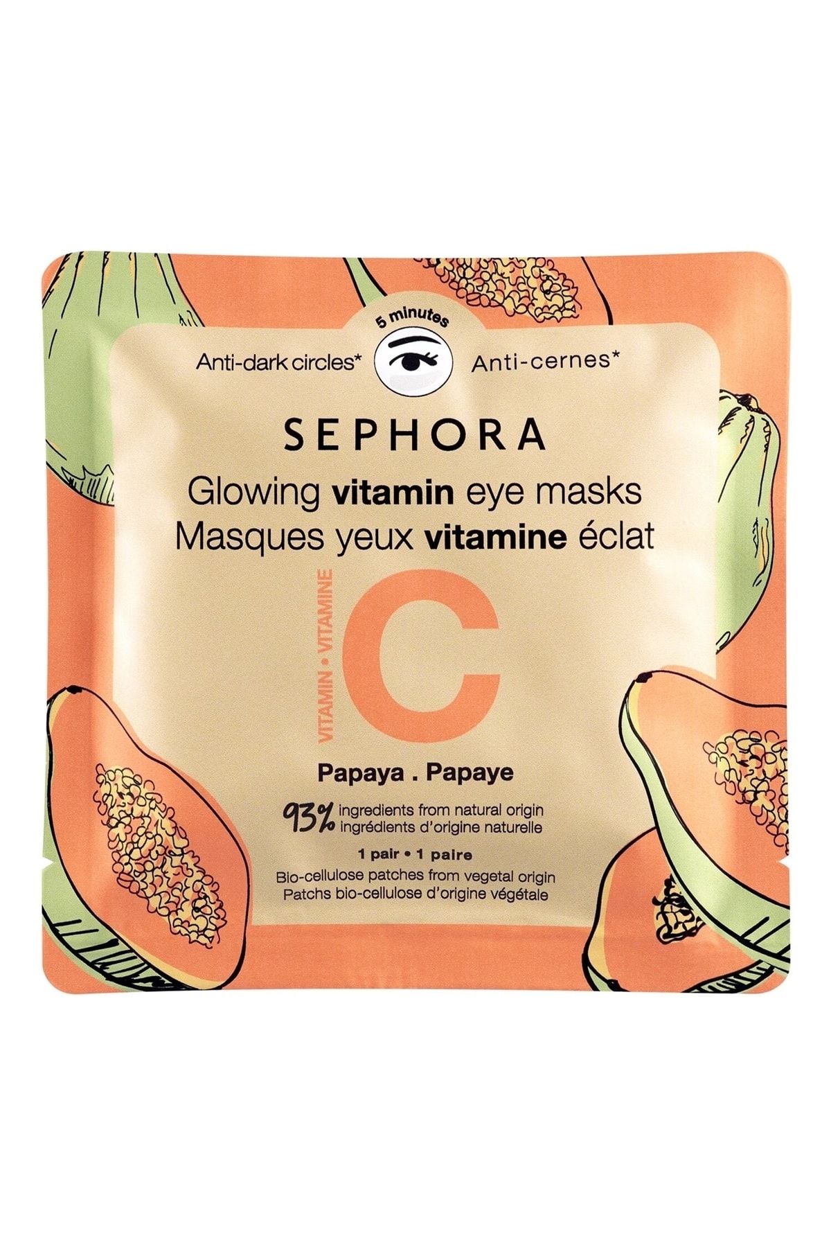 Sephora Vitamin Göz Maskesi Papaya - Benim Ol