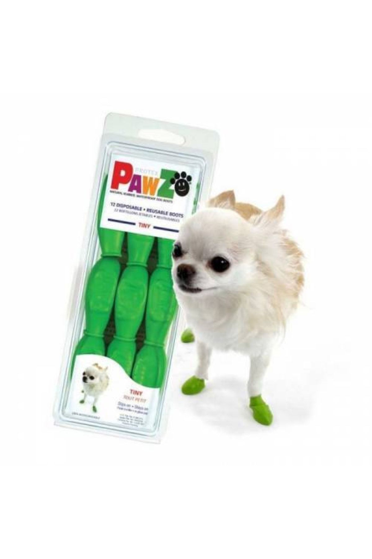 Pawz Boots Tiny Köpek Galoşu Apple Green