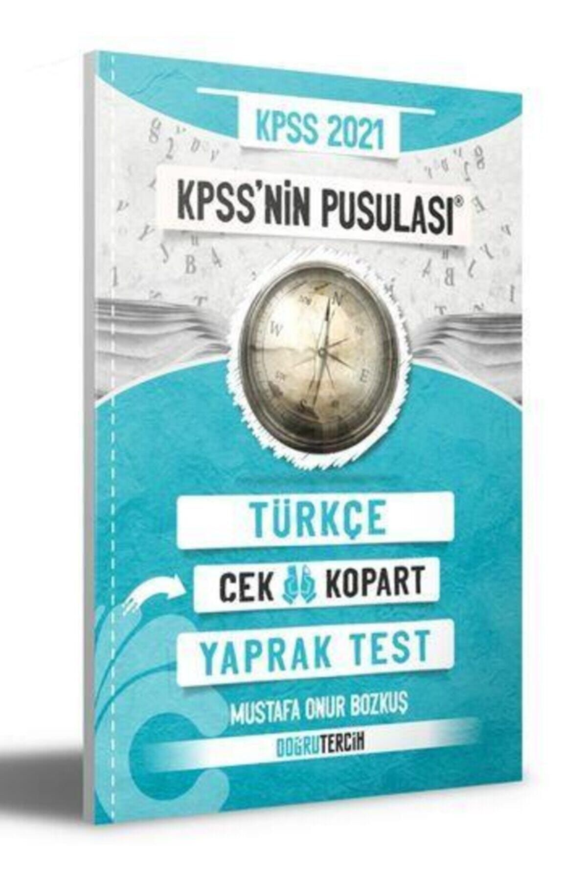 Doğru Tercih Yayınları 2021 Kpssnin Pusulası Türkçe Çek Kopart Yaprak Test