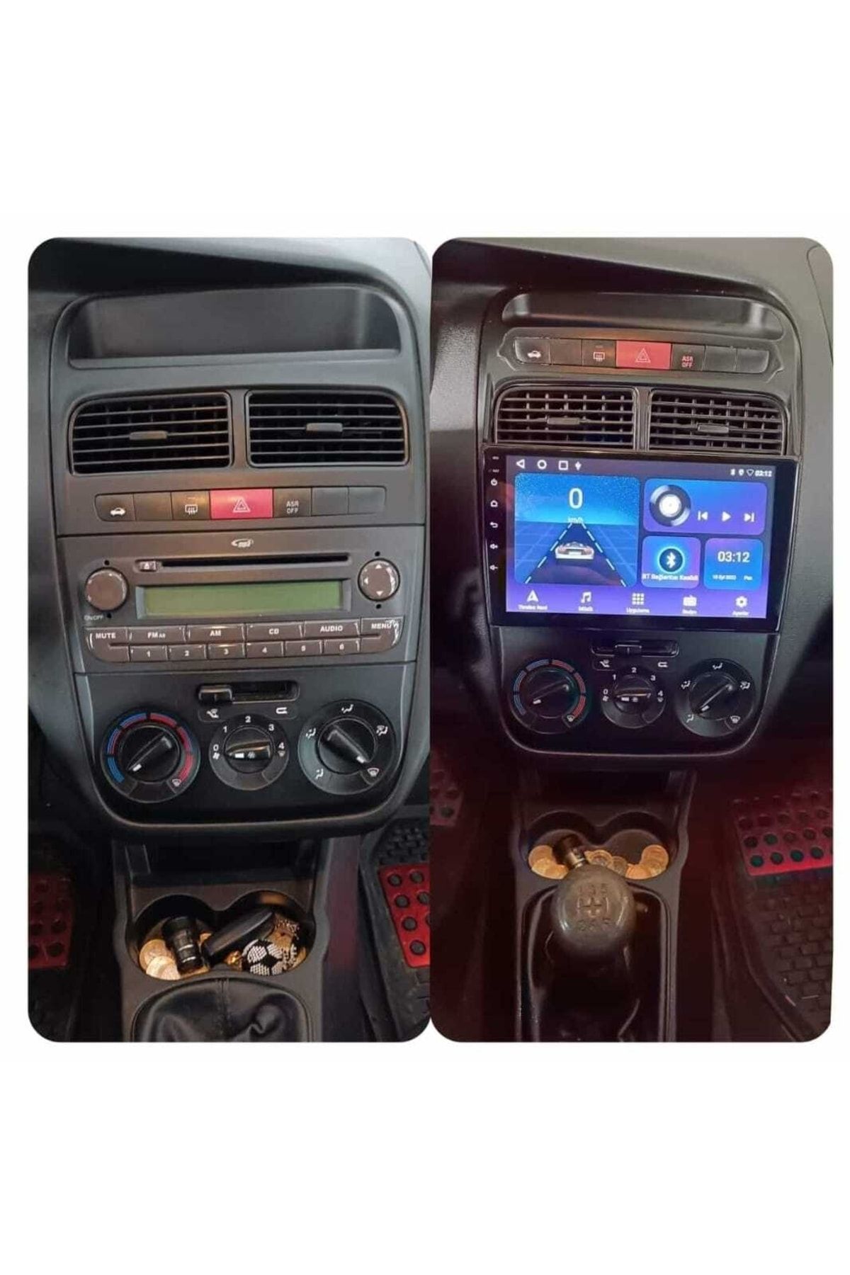 ClasKing Fiat Linea Carplay 2 32 Android Multimedia Double Teyp