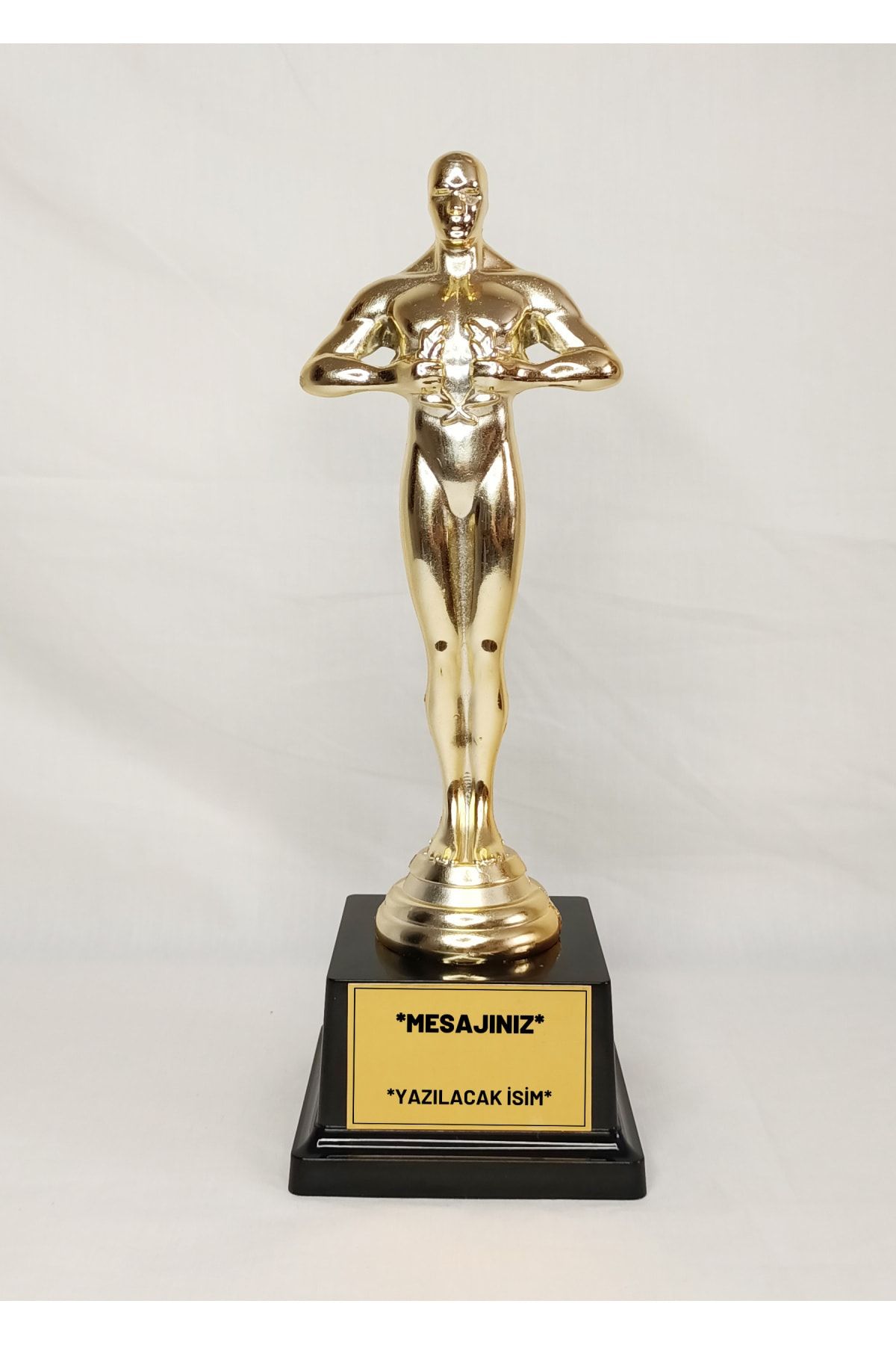 EratCo Kişiye Özel Oscar Ödülü Anneler Günü Hediyesi Mesajlı Ve Isimli Oscar Ödül
