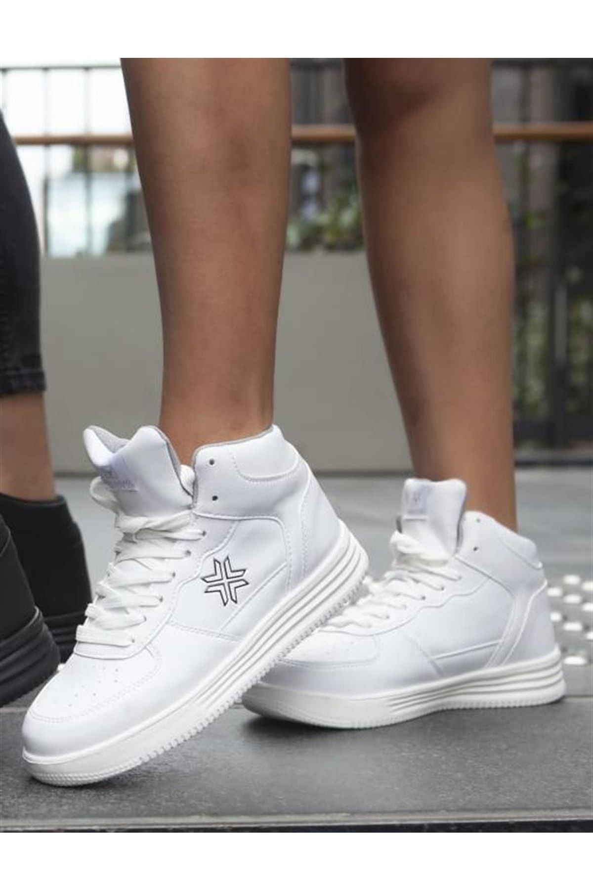 BUCKHEAD Unisex Af Jordan Confort Sneaker Bilekli Spor Bot Ayakkabı