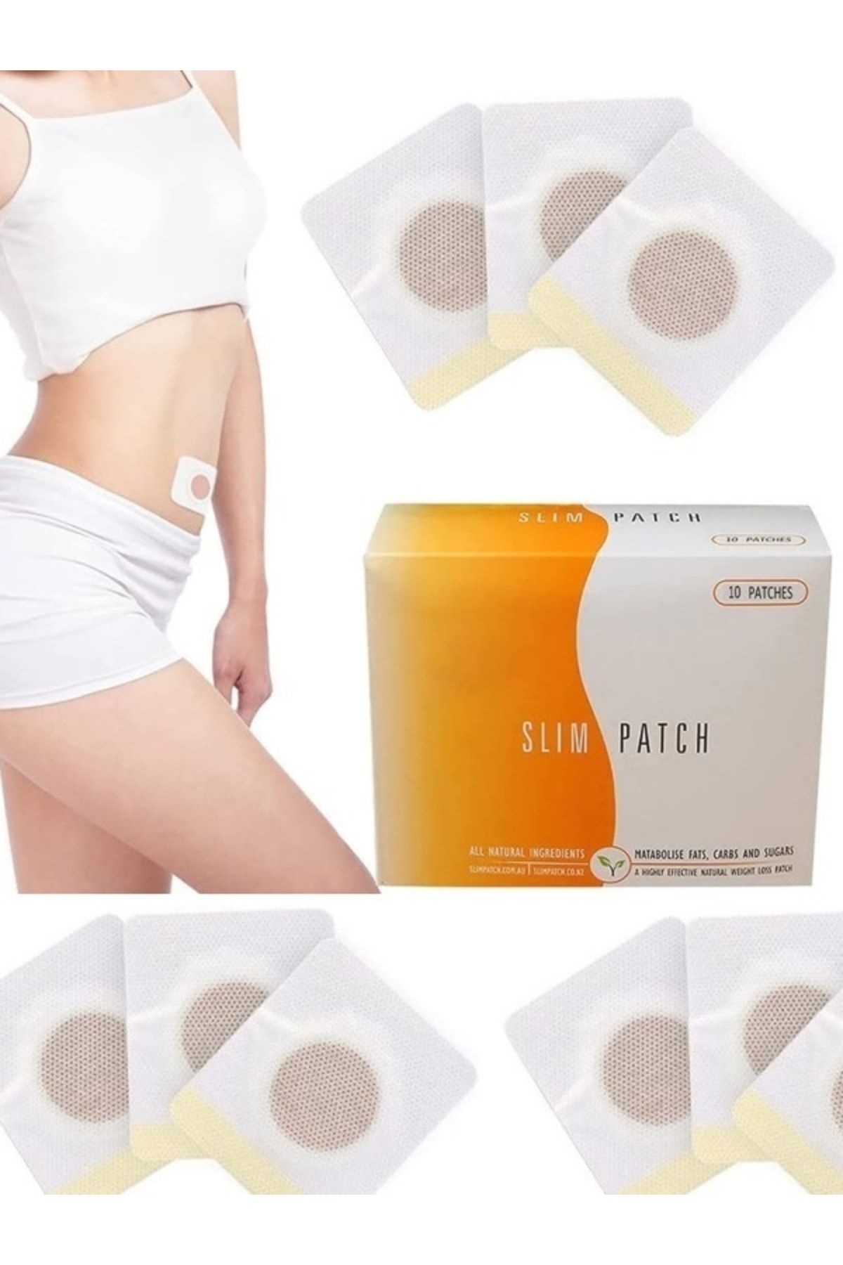 Slim Patch Göbek Yağı Eritme Göbek Bandı (30' Lu)
