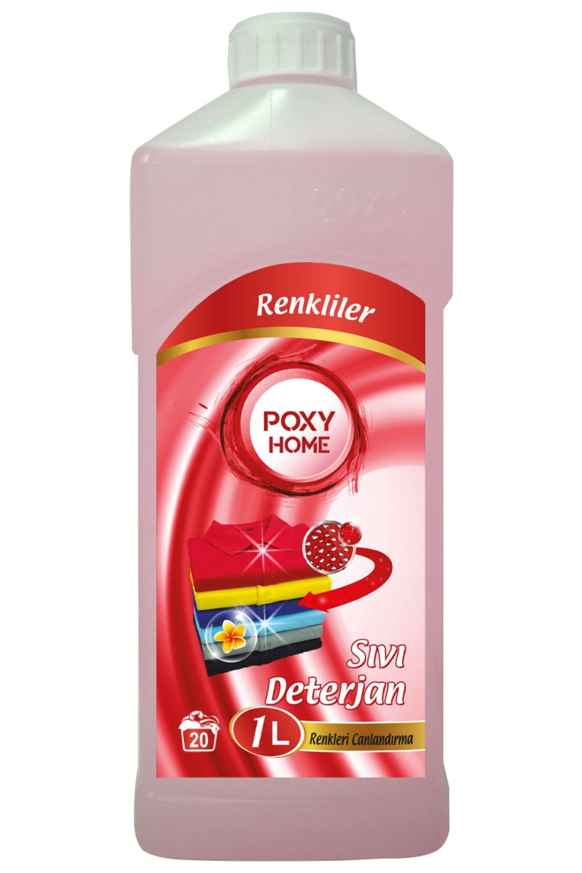 Poxy Home Renkliler Için Sıvı Çamaşır Deterjanı 1000 Ml