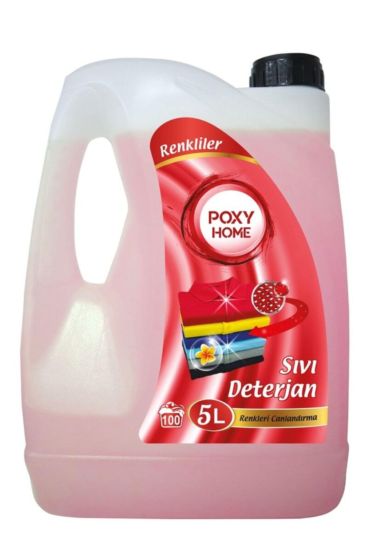 Poxy Home Renkliler Için Sıvı Çamaşır Deterjanı 5000 Ml