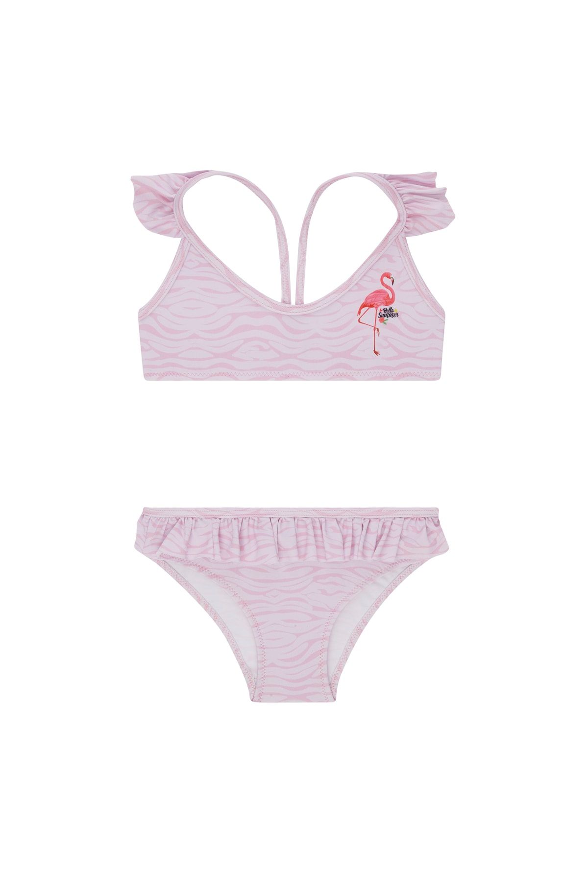 SLIPSTOP Kız Çocuk Pembe  Bikini Takımı SB2312000110