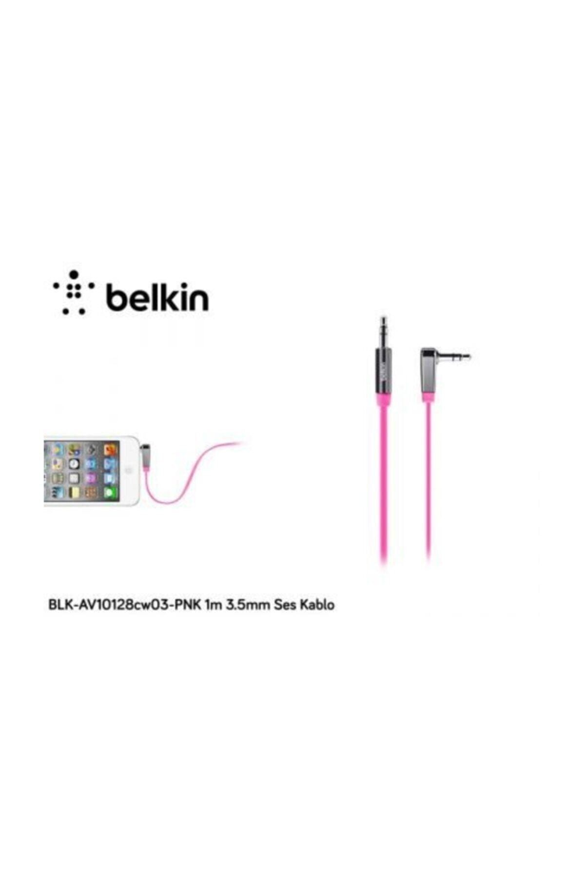 Belkin Blk-av10128cw03-pnk 1m 3.5mm Ses Kablo