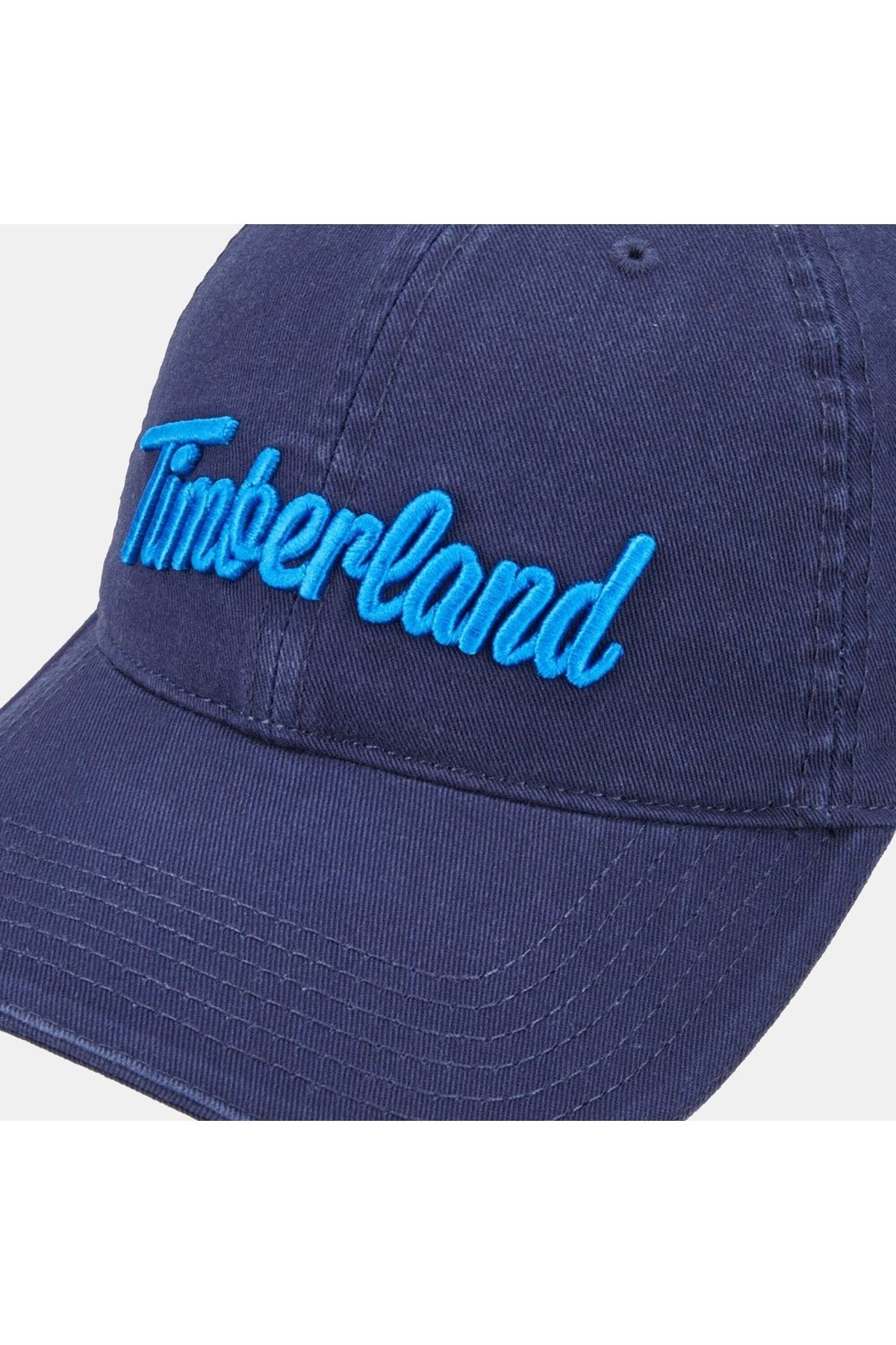 Timberland Embroidered Logo Baseball Cap - Peacoat