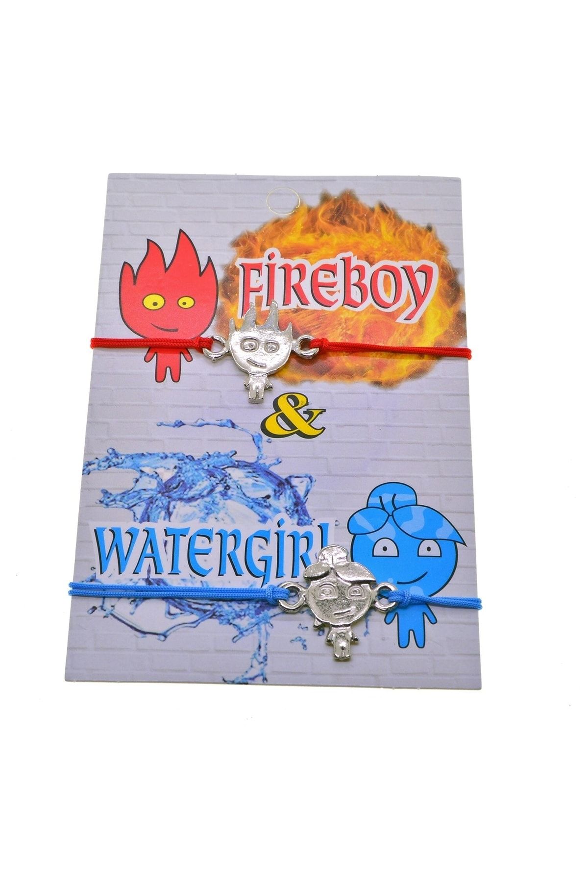 X-Lady Accessories Ateş Ve Su Fireboy And Watergirl Arkadaş Bilekliği - 2318