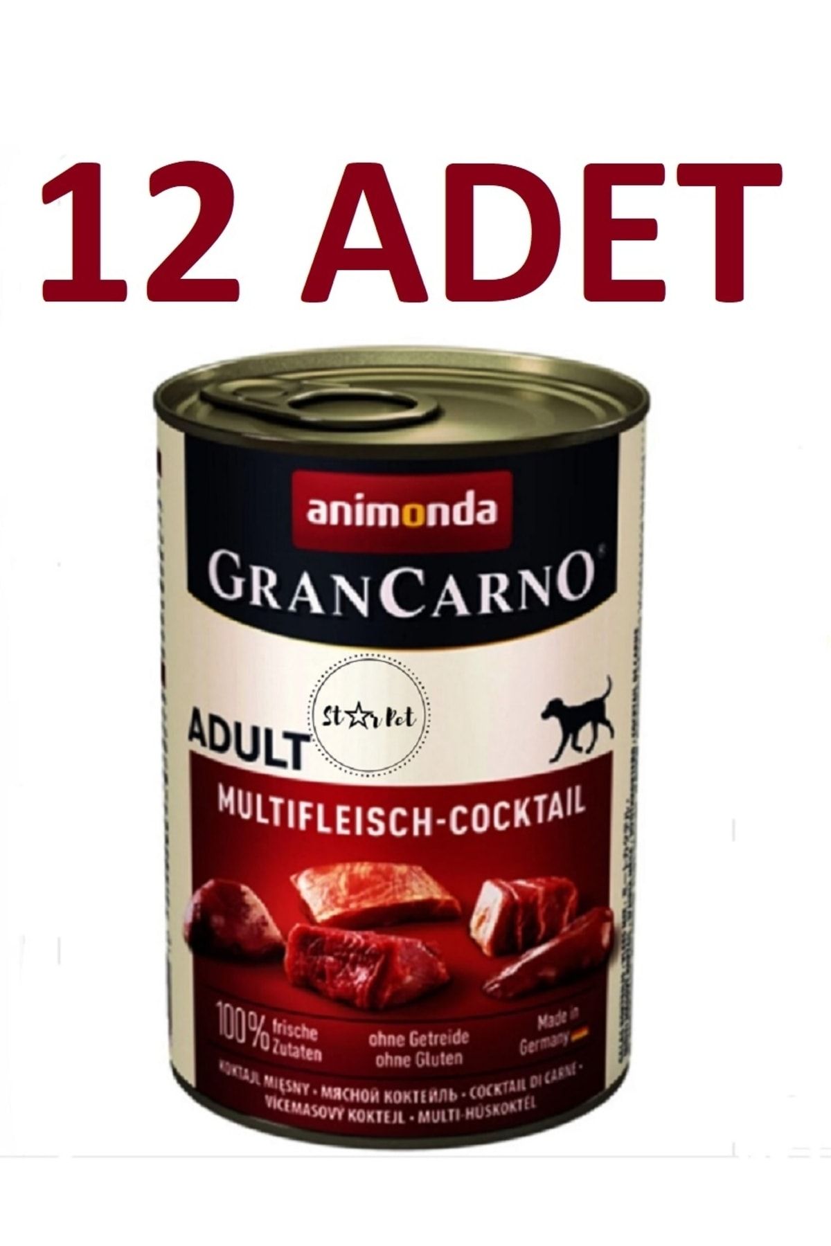 Animonda Grancarno Multıfleısch Cocktaıl Karışık Etli Köpek Konservesi 400 Gr X12 Adet