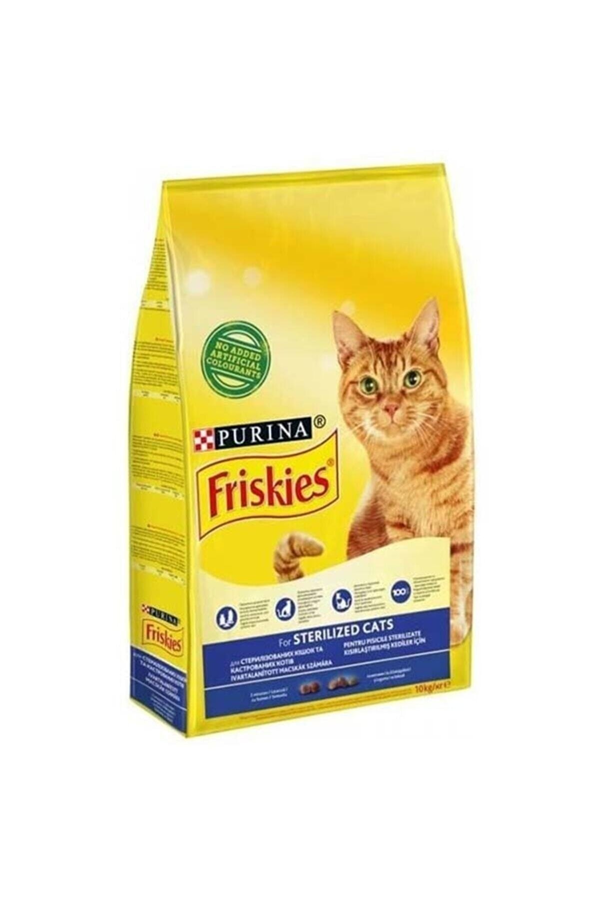 Friskies Sterilised Somonlu ve Sebzeli Kısırlaştırılmış Yetişkin Kedi Maması 10 kg