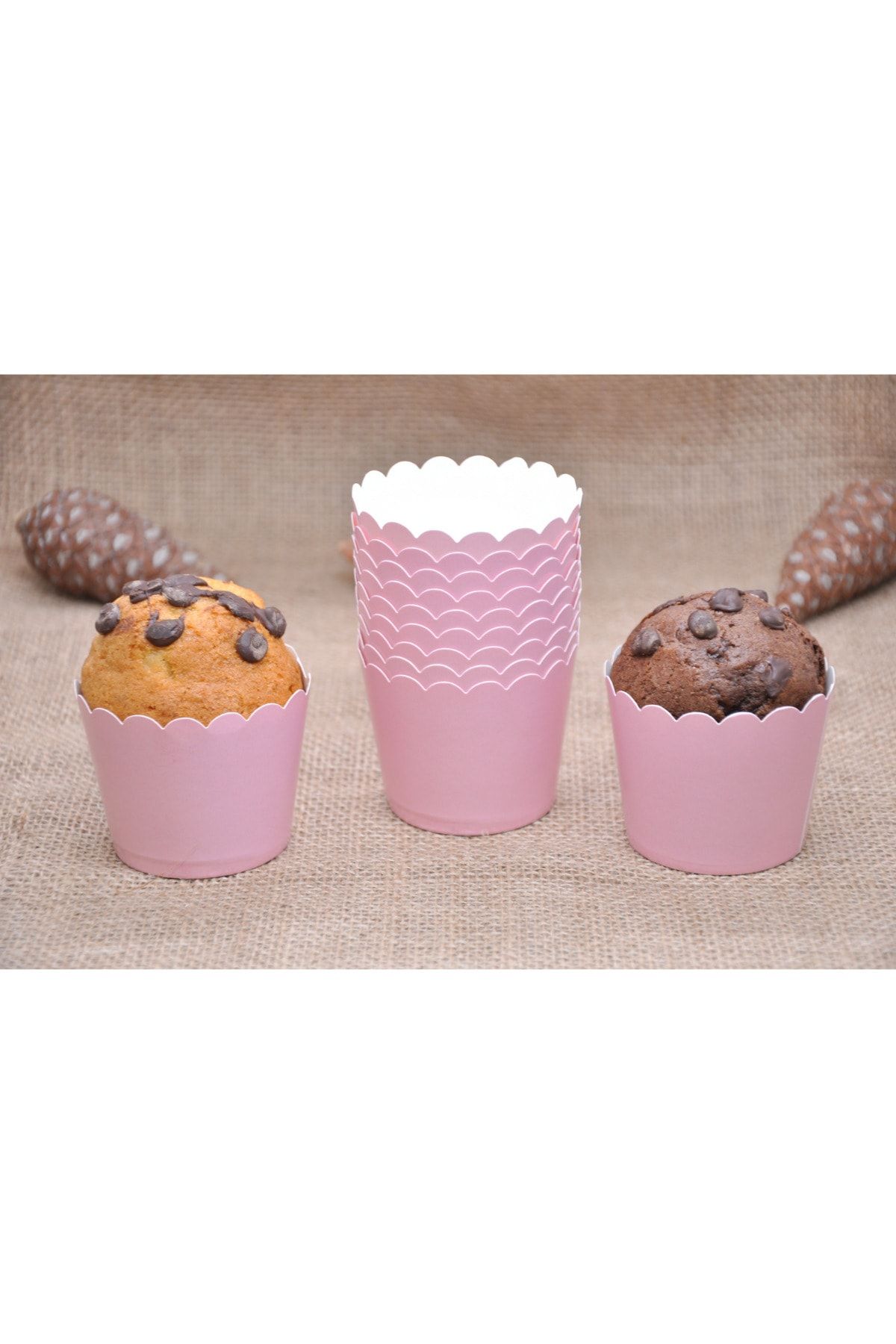 Dekozoni Cupcake Kalıbı & Kek Kapsülü & Doğum Günü Partisi & Muffin Kek Kalıbı & 25'li Kek Kalıbı