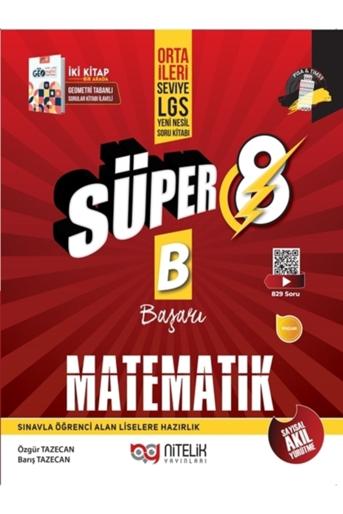 Nitelik Yayınları 8. Sınıf Lgs Süper Matematik Soru Kitabı