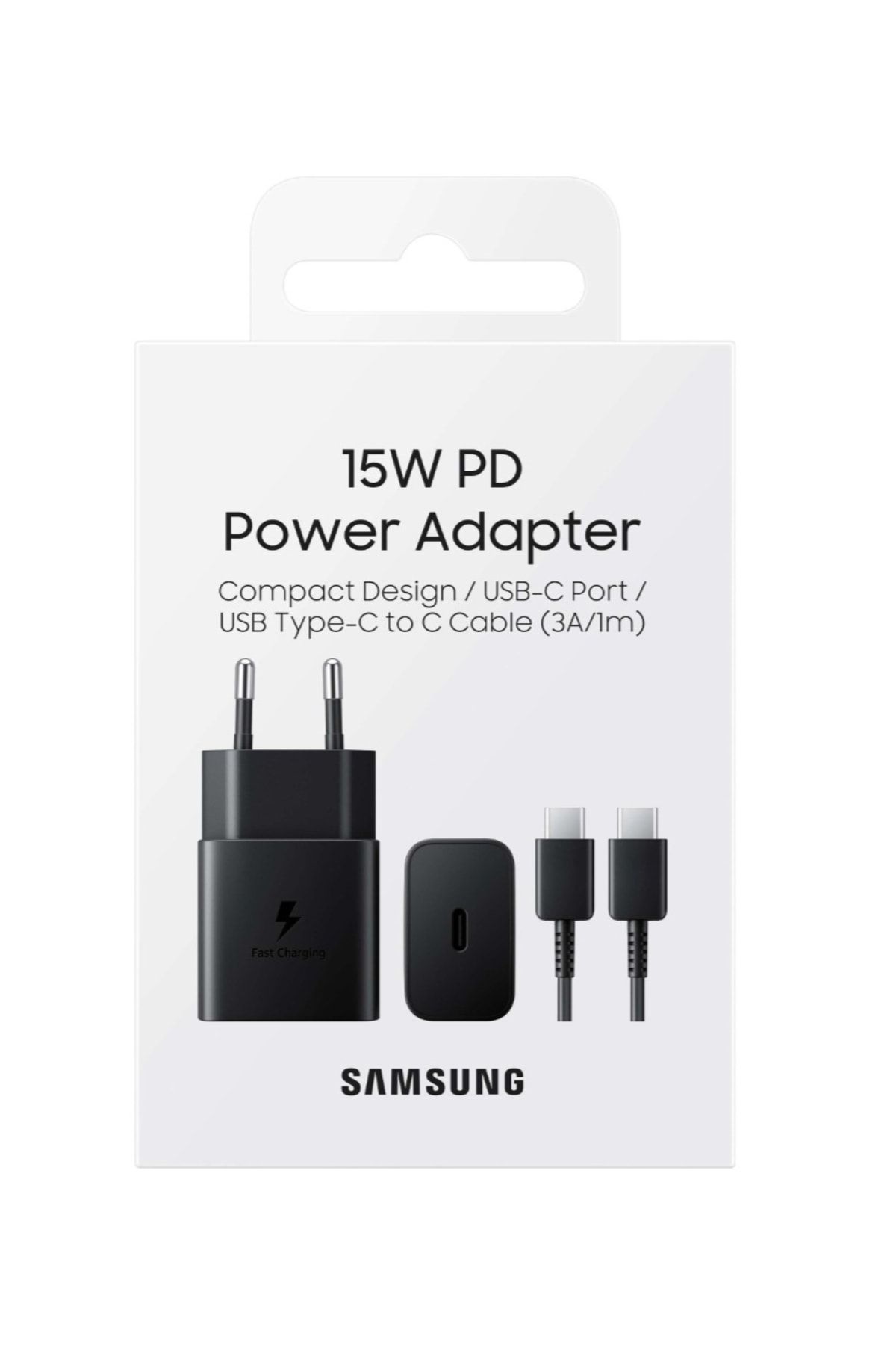 Samsung 15w Pd Şarj Cihazı Adaptör + Kablo ( Türkiye Garantili ) Ep-t1510xbegww
