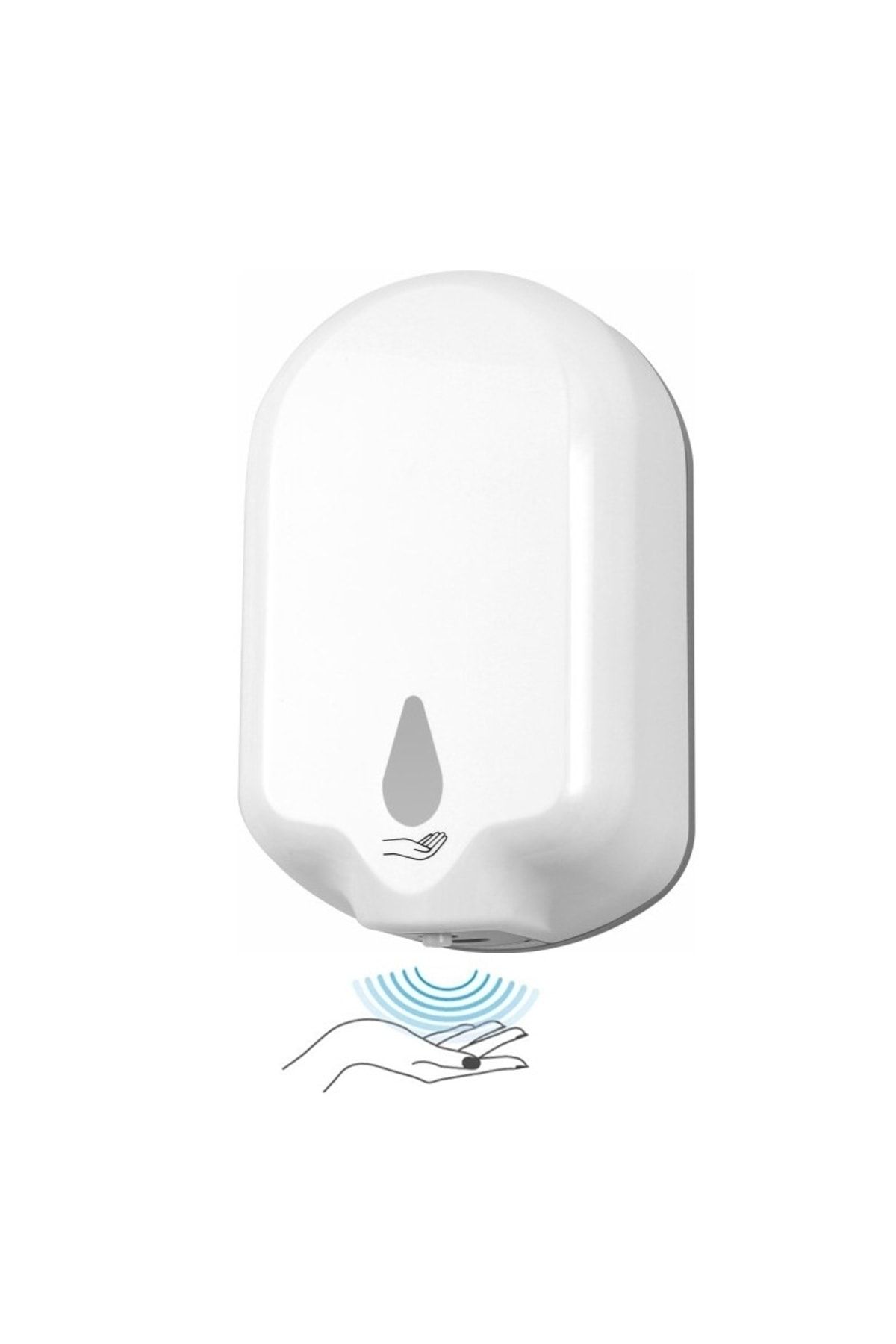 okinox Sensörlü Sıvı Sabun Makinesi Doldurulabilir Pilli Plastik Beyaz 901601