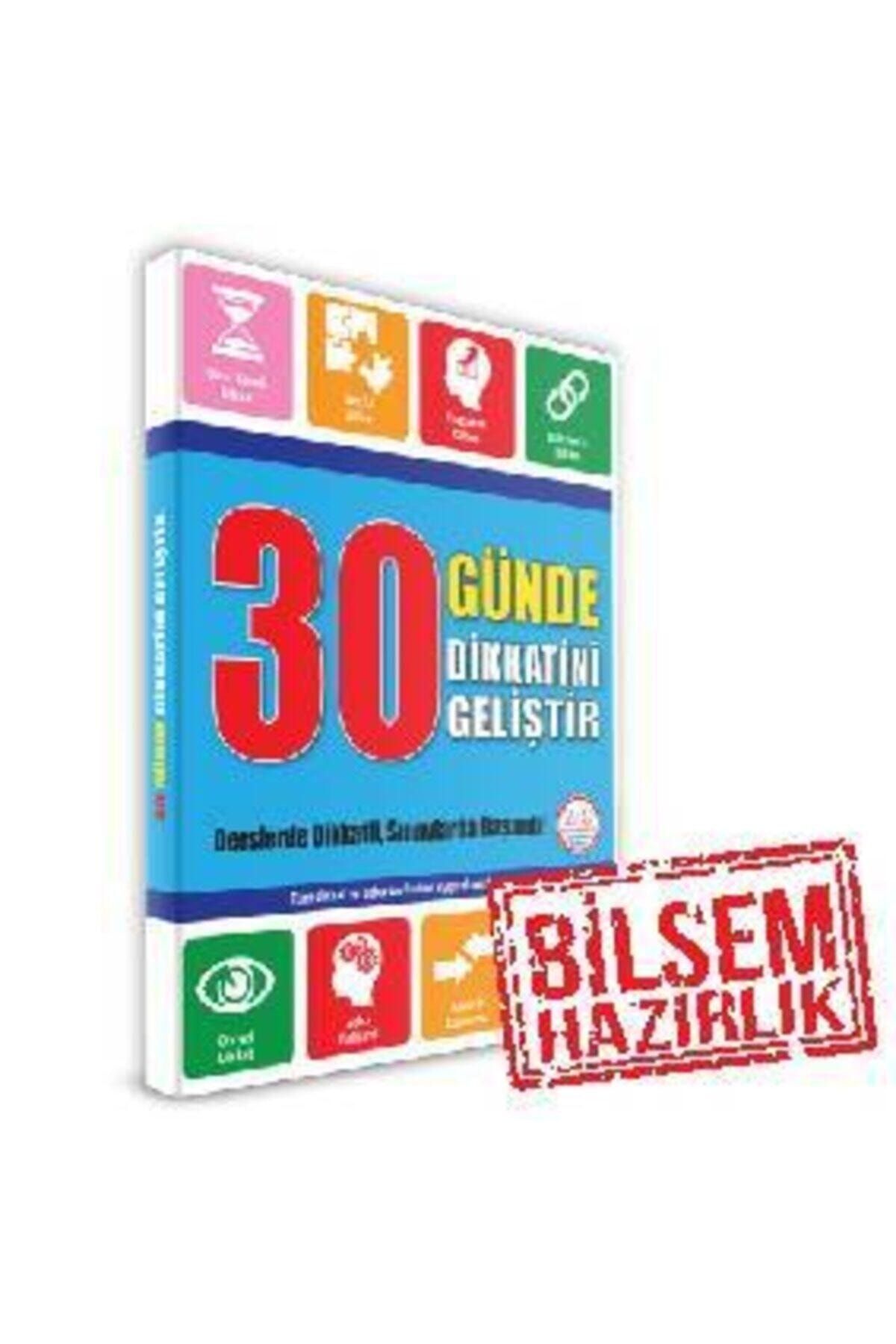 Yükselen Zeka Yayınları 8+ Yaş 30 Günde Dikkatini Geliştir Kitabı Bilsem Hazırlık