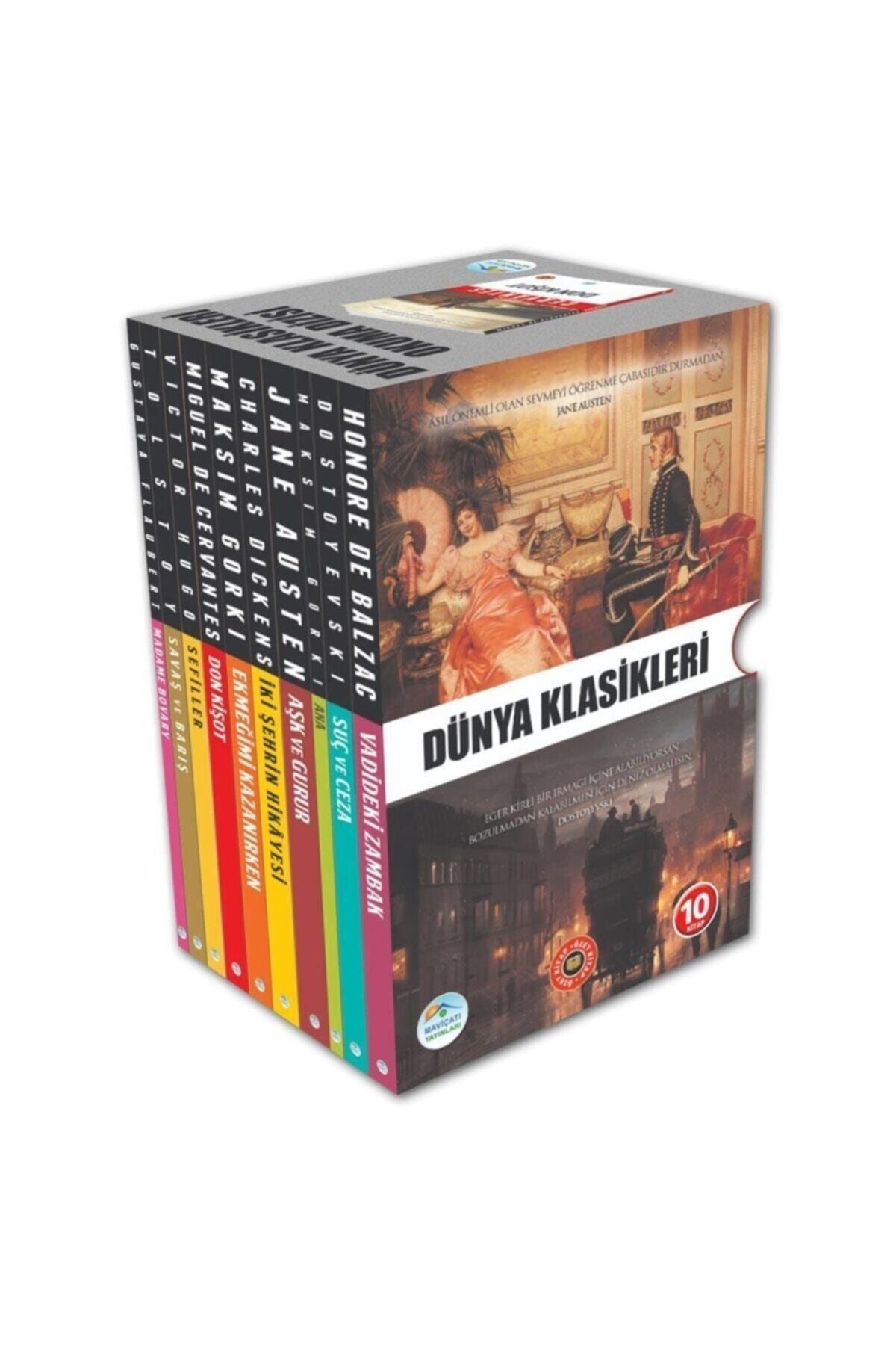 Mavi Çatı Yayınları Dünya Klasikleri Okuma Dizsi 10 Kitap Set Maviçatı Yayınları