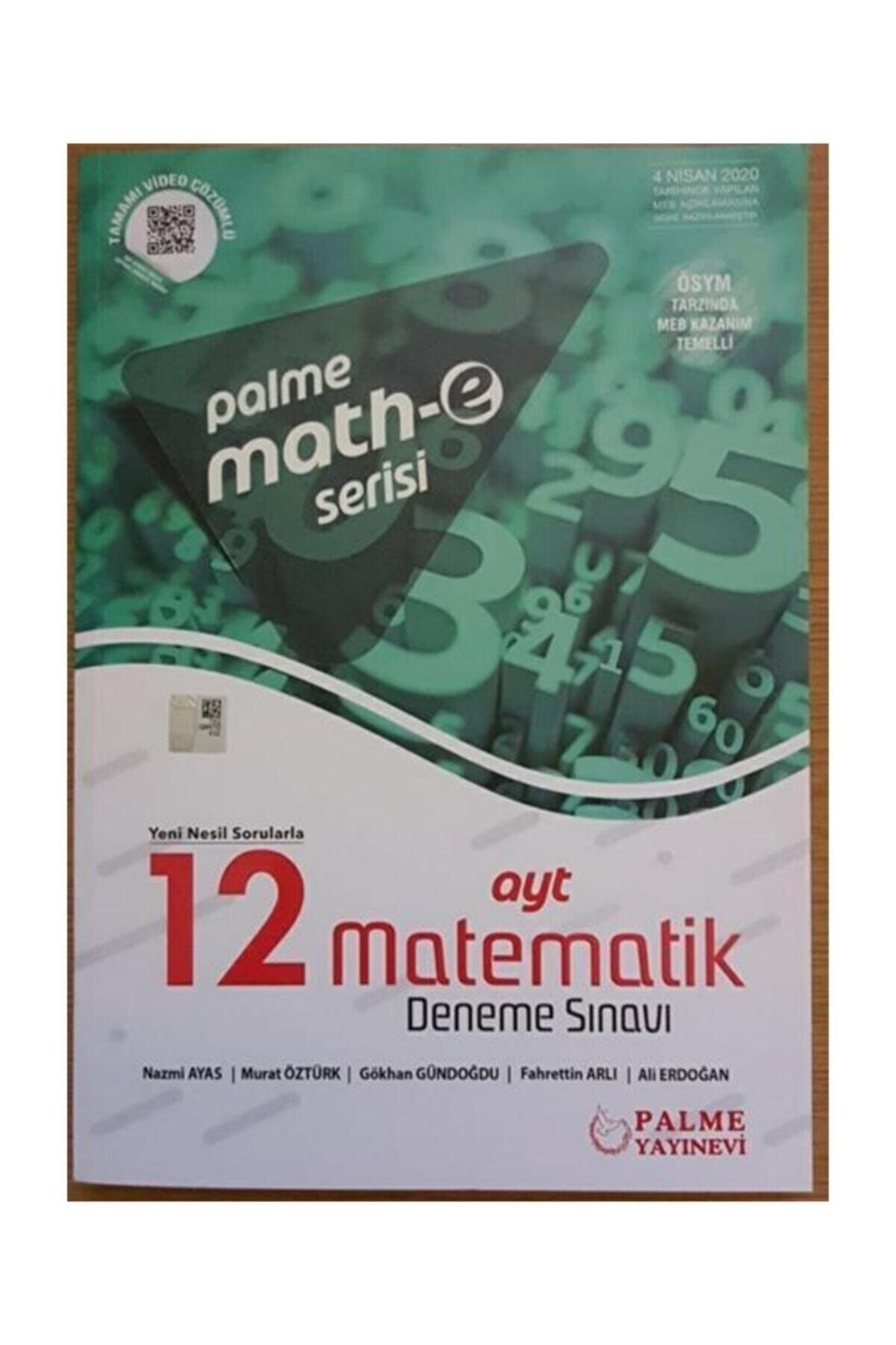 Palme Yayınevi Palme Ayt Math-e Matematik 12 Li Deneme Sınavı