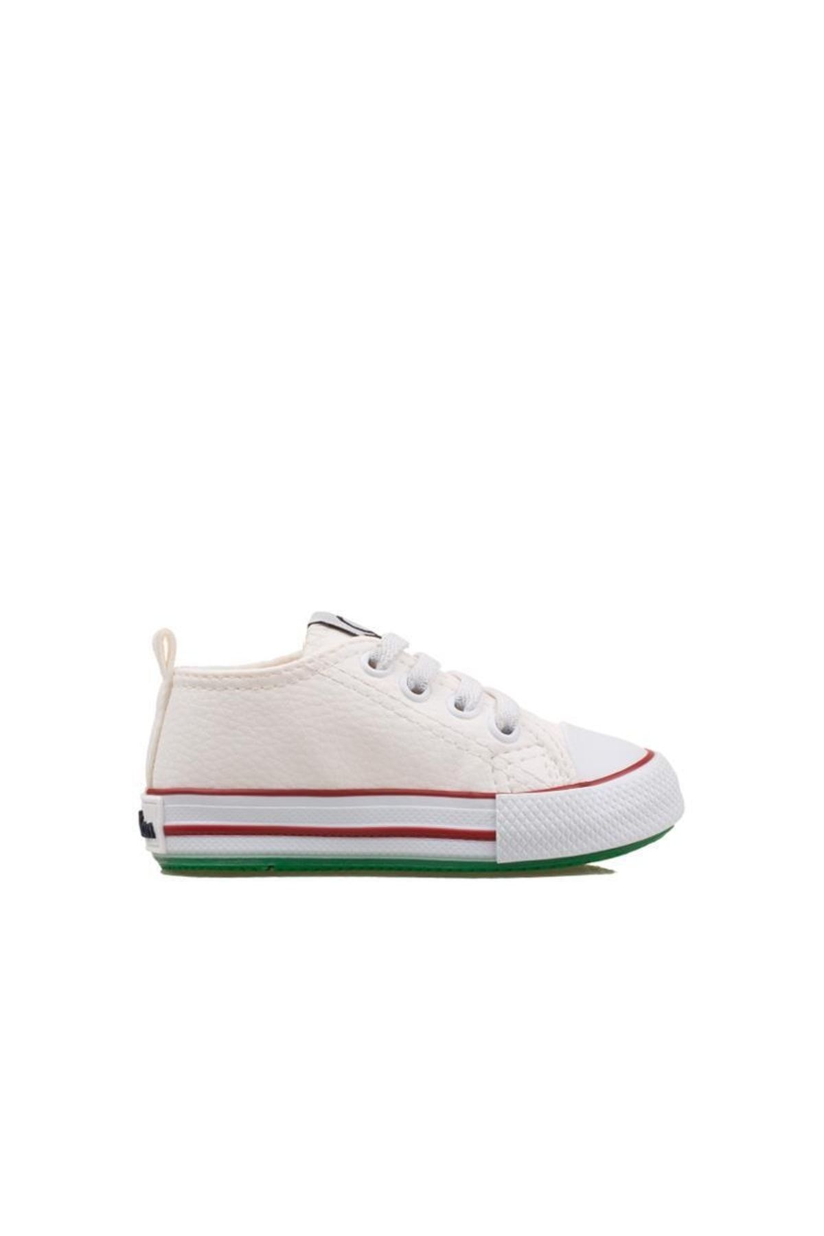 Benetton Beyaz Unisex Bebe Lastikli Sneaker Bn 30806