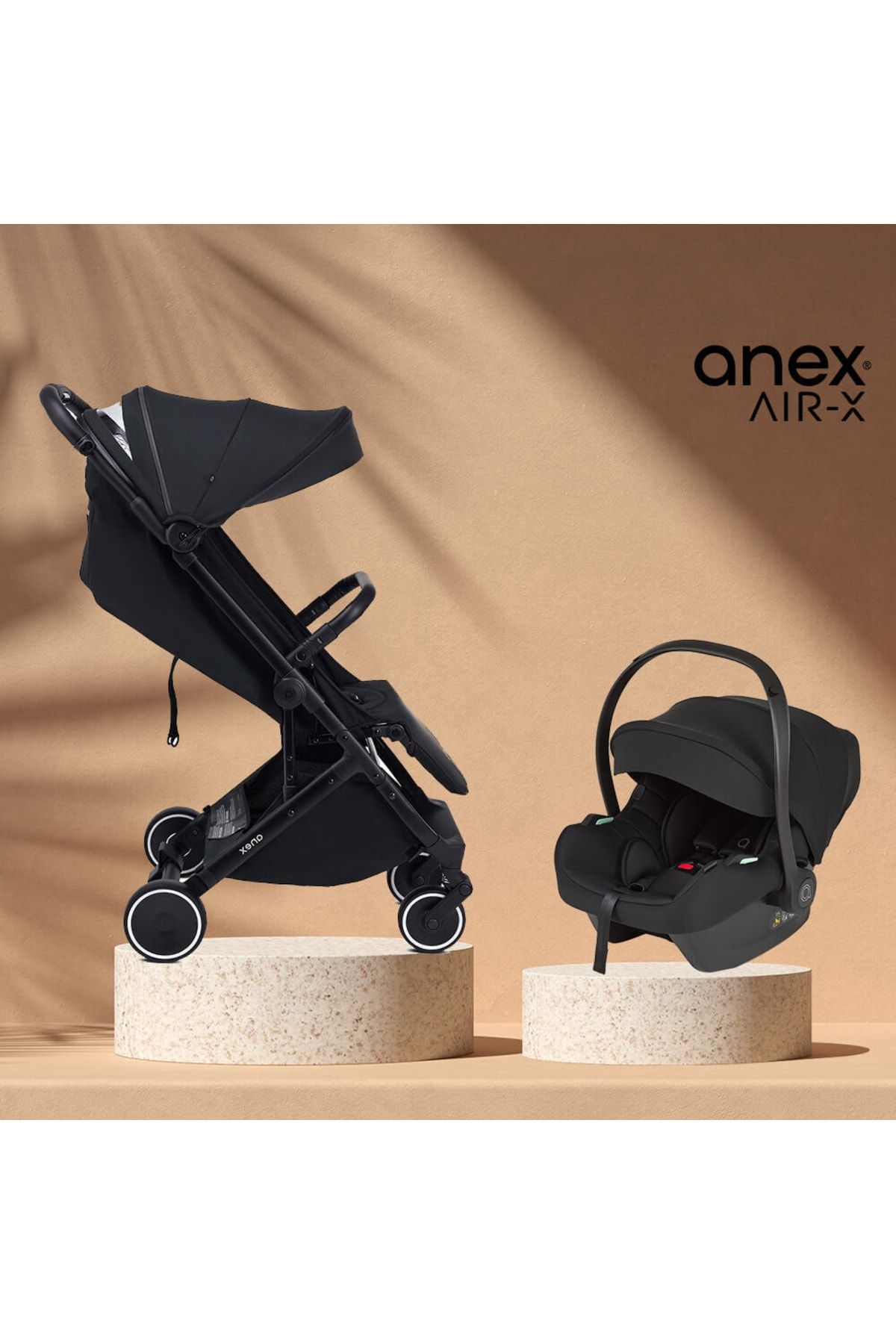 Anex ® Air-x Travel Set - Siyah-kabin Boy Bebek Arabası