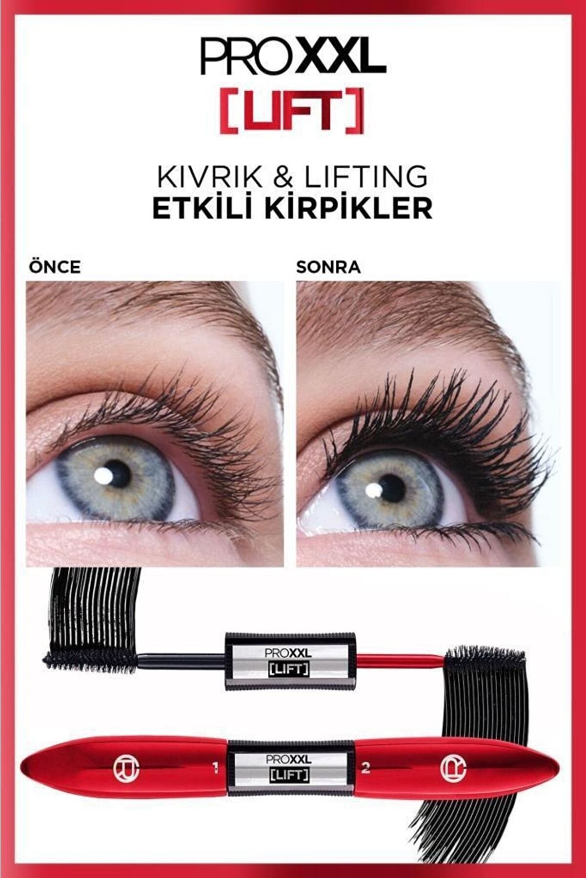 Pro Xxl Lift Çift Taraflı Maskara - Kirpik Lifting Etkisi_2