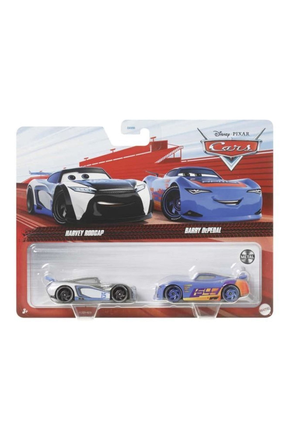 Mattel Dxv99/hlh59 Cars Ikili Araçlar - Harvey Rodgap / Barry Depedal