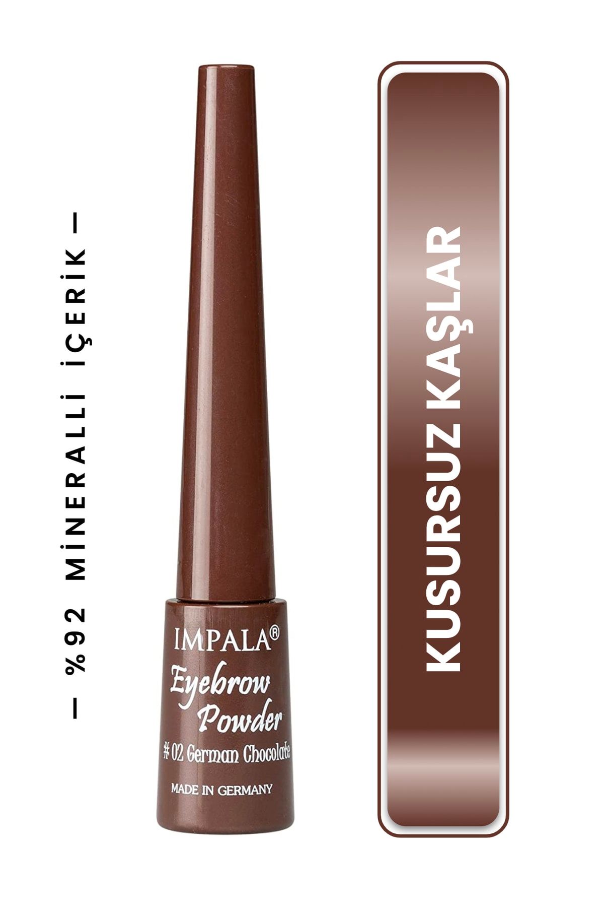 IMPALA IMPLALA Kaş Pudrası - Eyebrow POWDER No: 2 GERMAN CHOCOLATE