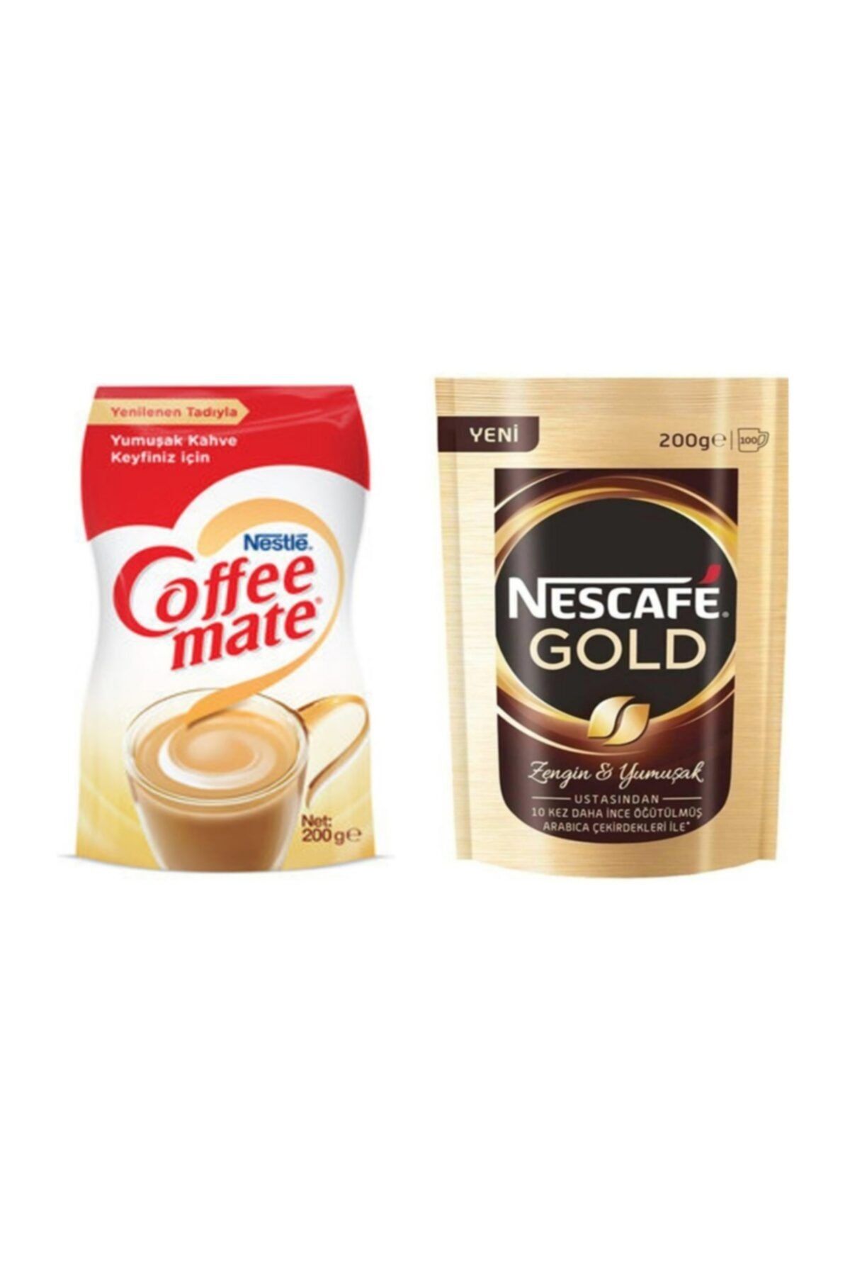 Nescafe Bak Ne Kadar Gold 200gr + Coffee Mate 200gr Süt Tozu