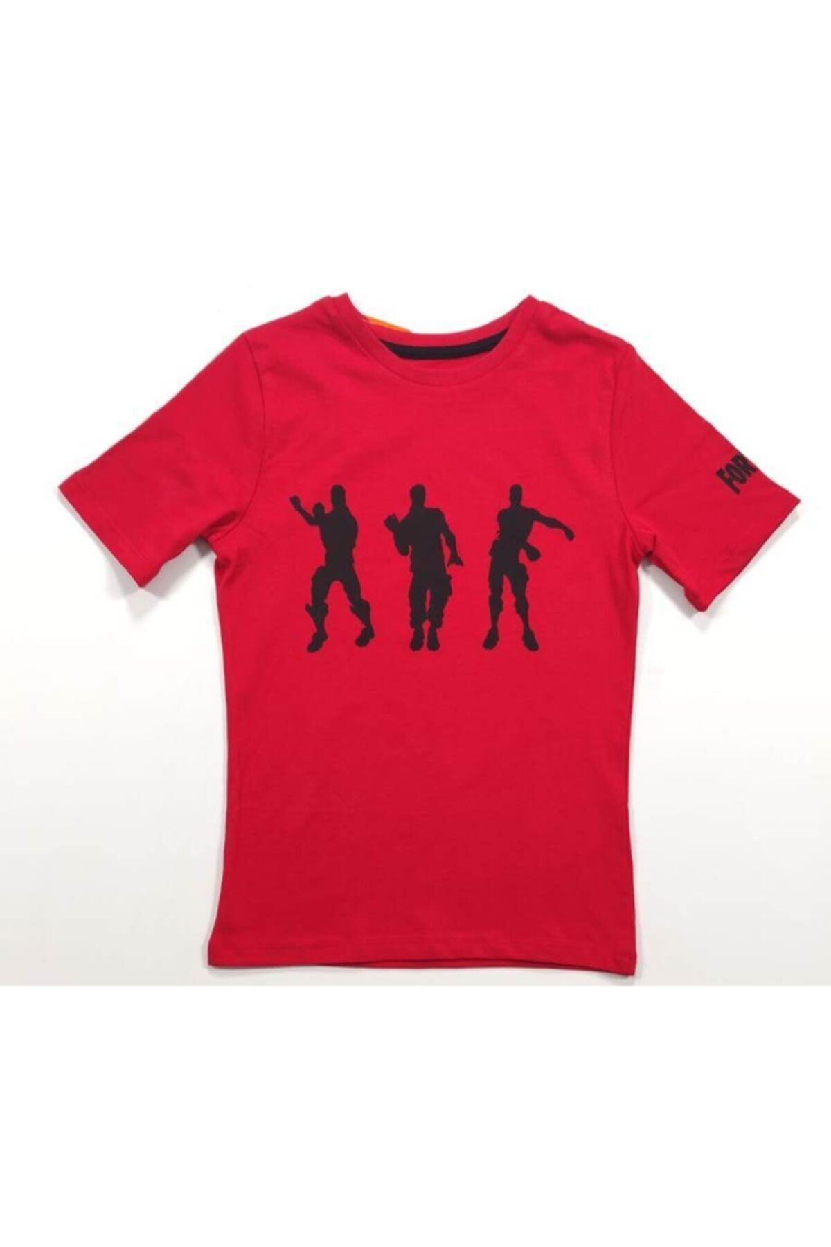 Fortnite Unisex Çocuk Kırmızı Renkli  T-Shirt