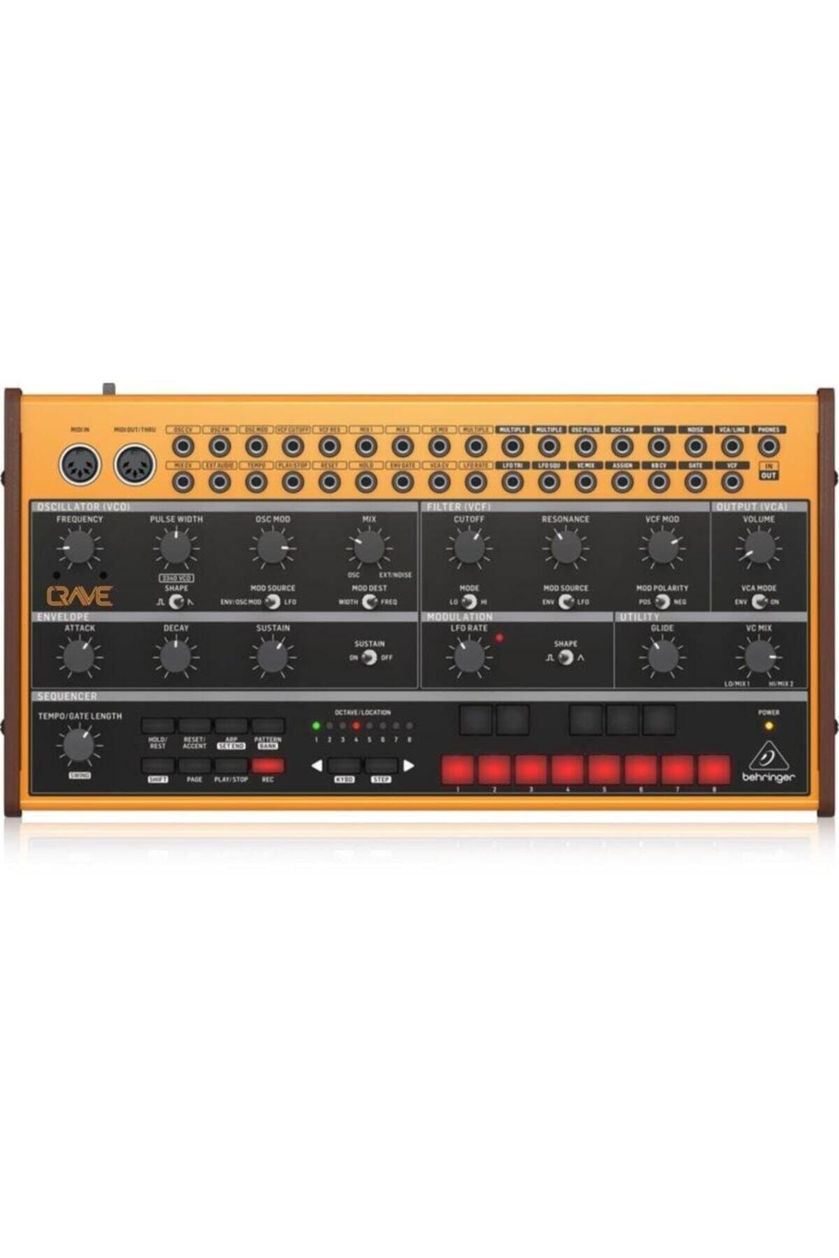 Behringer Crave Analog Semi-modular Synthesizer With 3340 Vco, Classic Ladder Filter