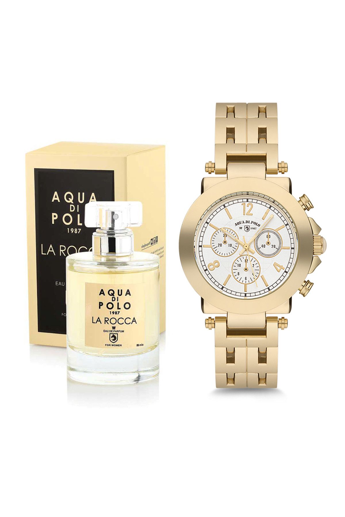 Aqua Di Polo 1987 Kadın Parfüm ve Kol Saati PKAPL15B96001