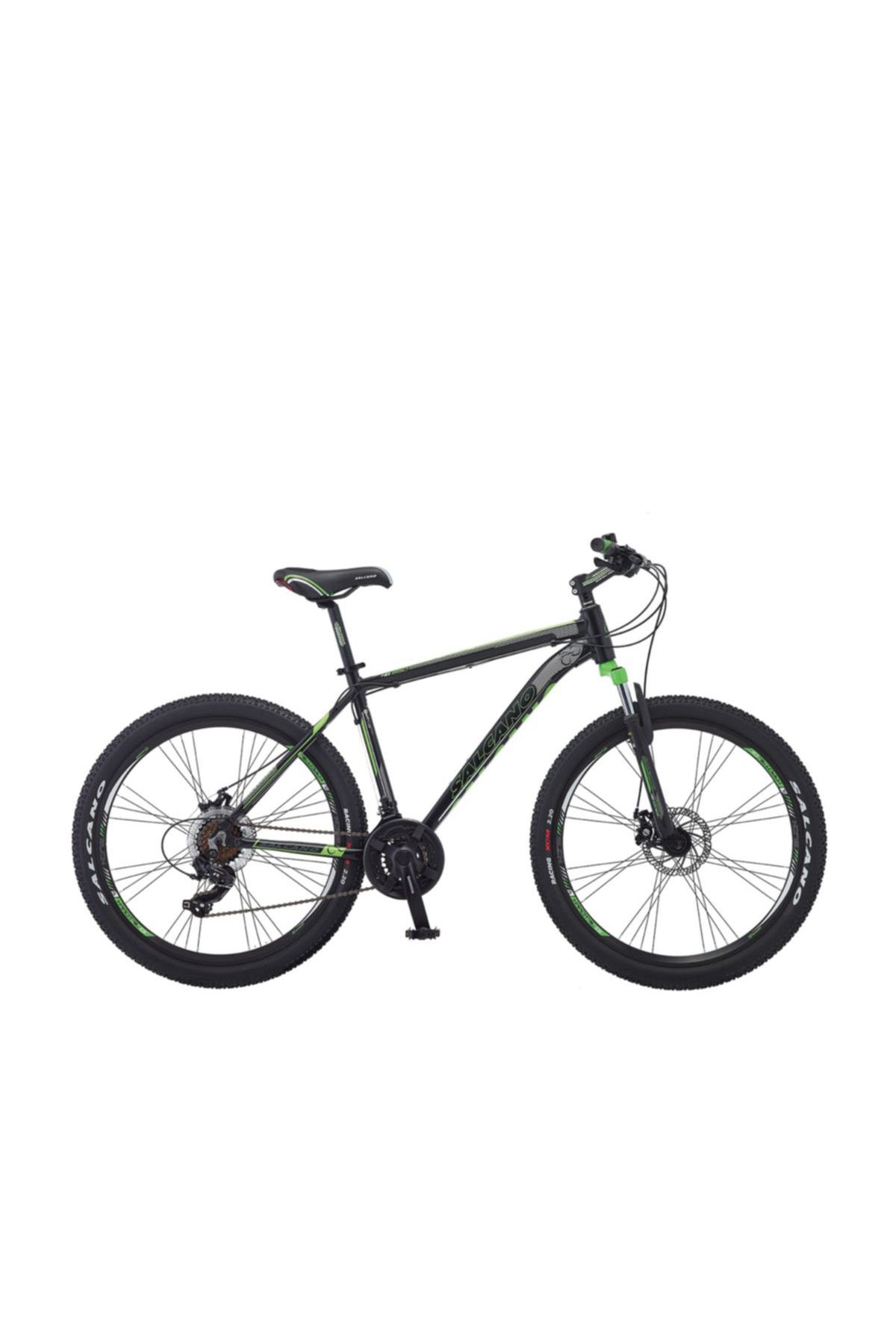 Salcano NG 650 MD 21 Vites 26 Jant Bisiklet E27 Mat Siyah Yeşil Beyaz