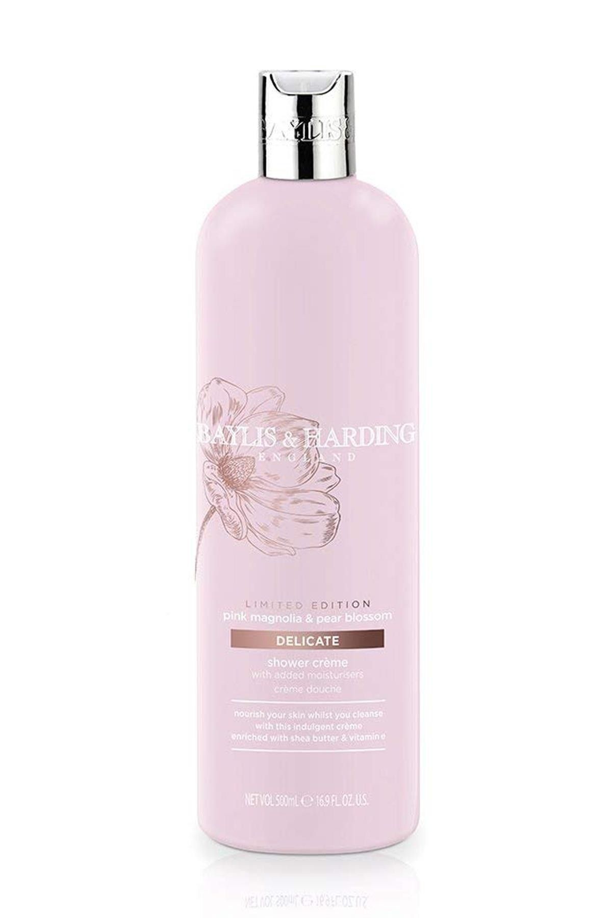 Baylis and Harding Pembe Manolya ve Armut Çiçeği özlü Nemlendirici Duş Jeli 500 ml 017854079779