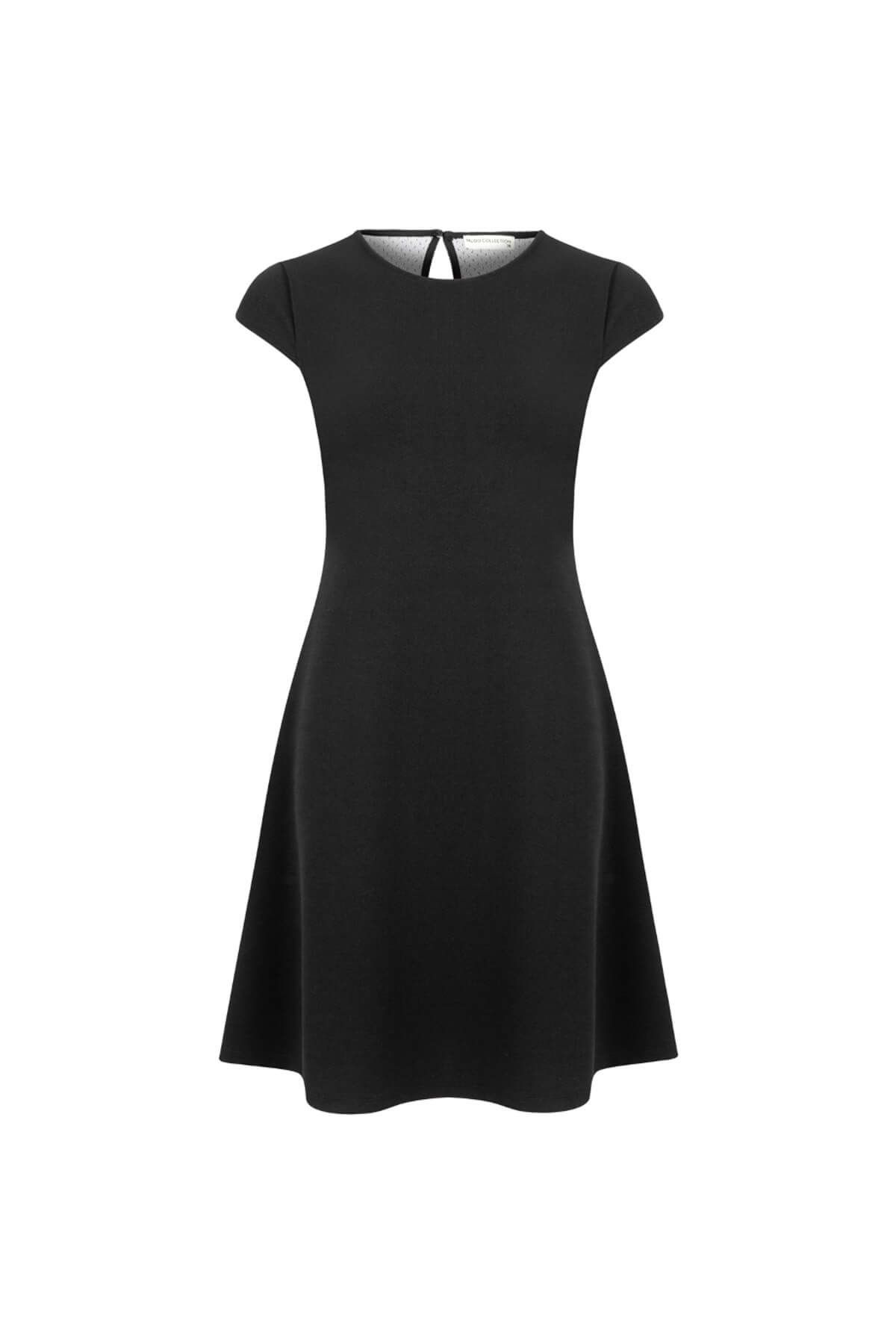 Mudo Kadın Siyah Sırt Detaylı A Form Elbise 1199735