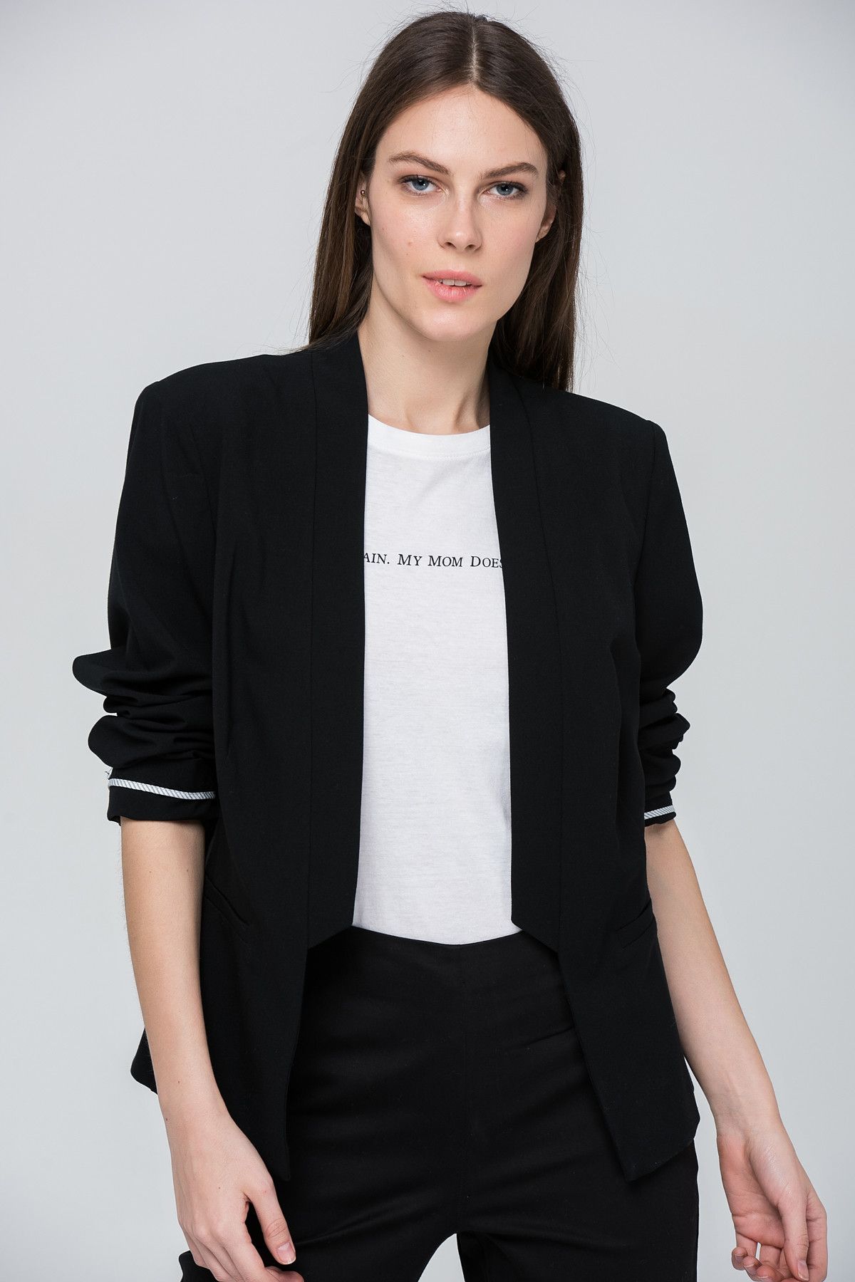 Marks & Spencer Kadın Siyah Ceket T59000849JY0