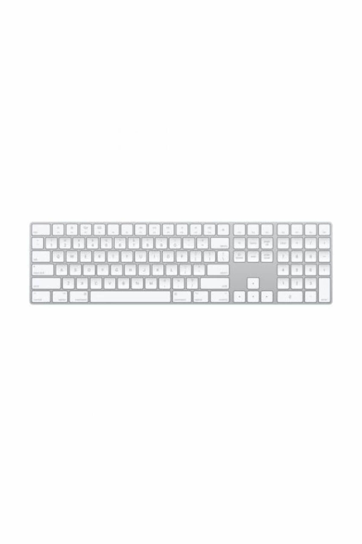 Apple Magic Keyboard Sayısal Tuş Takımlı Kablosuz Q Türkçe Klavye - Gümüş Rengi