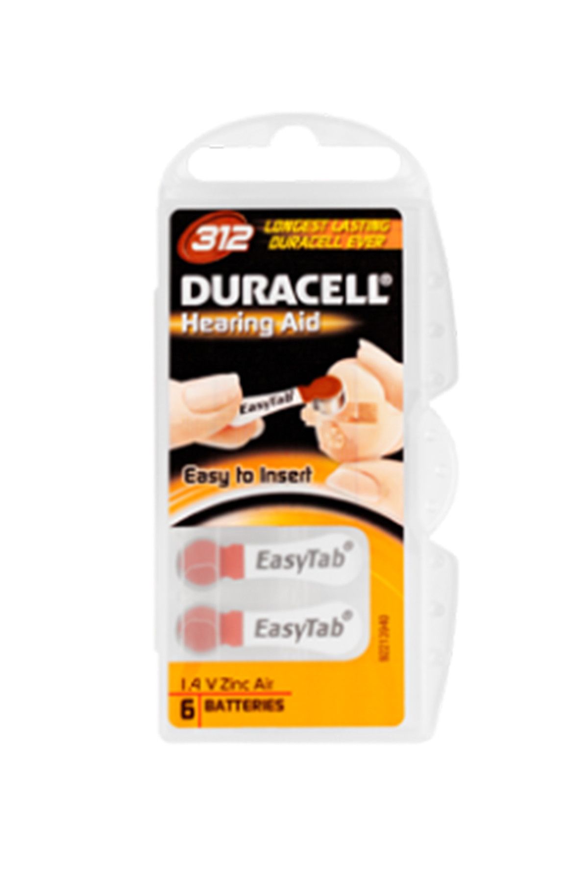 Duracell Isitme Cihazı Pili Activair 6lı Paket Dr312air