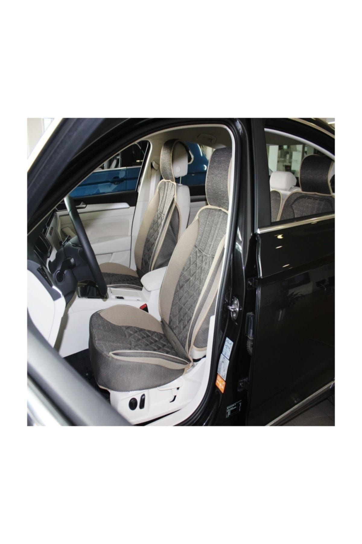 Space Chevrolet Tüm Modellerine Uyumlu Senturk Auto Elegance Minder 5 li Set Ön Ön Arka Takım Gri