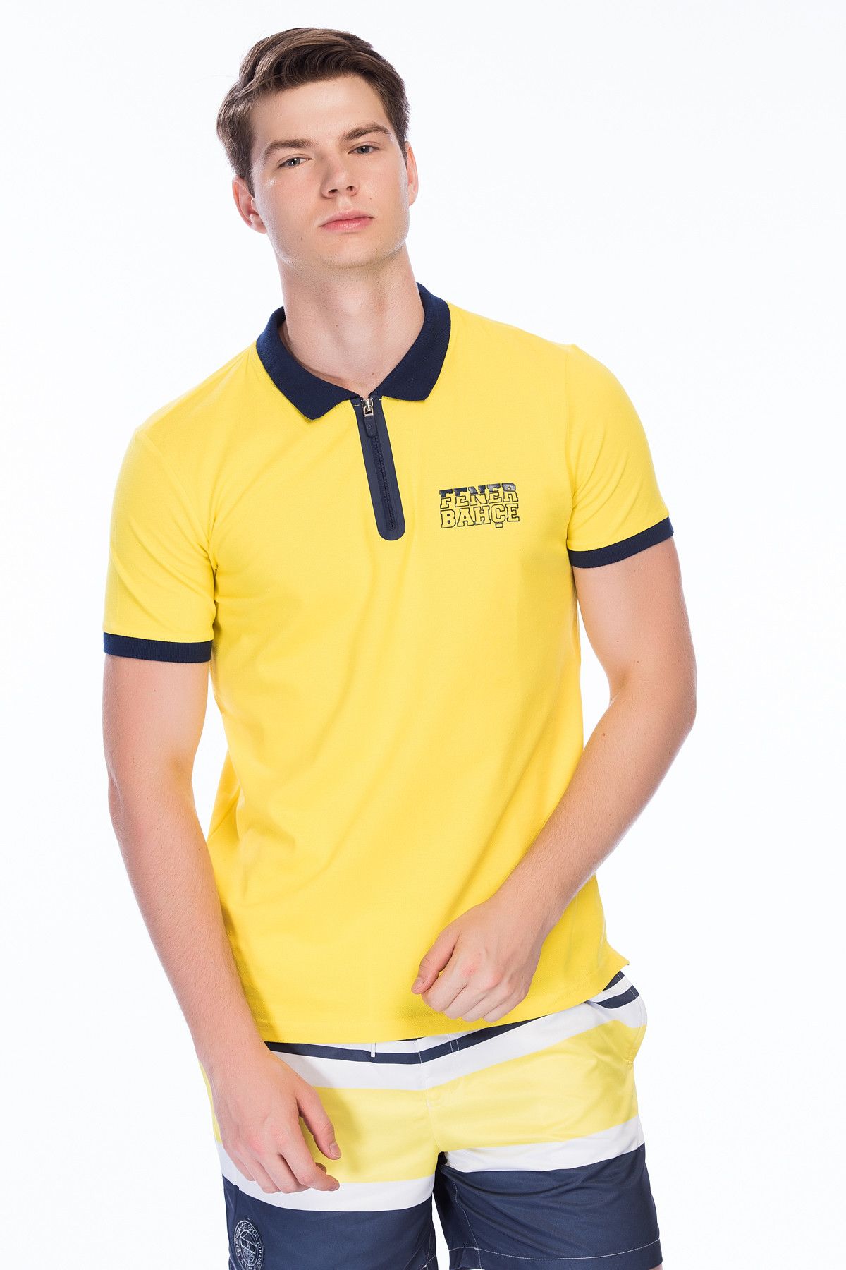 Fenerbahçe Fenerbahçe Erkek Polo Yaka T-Shirt Rante TK038E8Y07