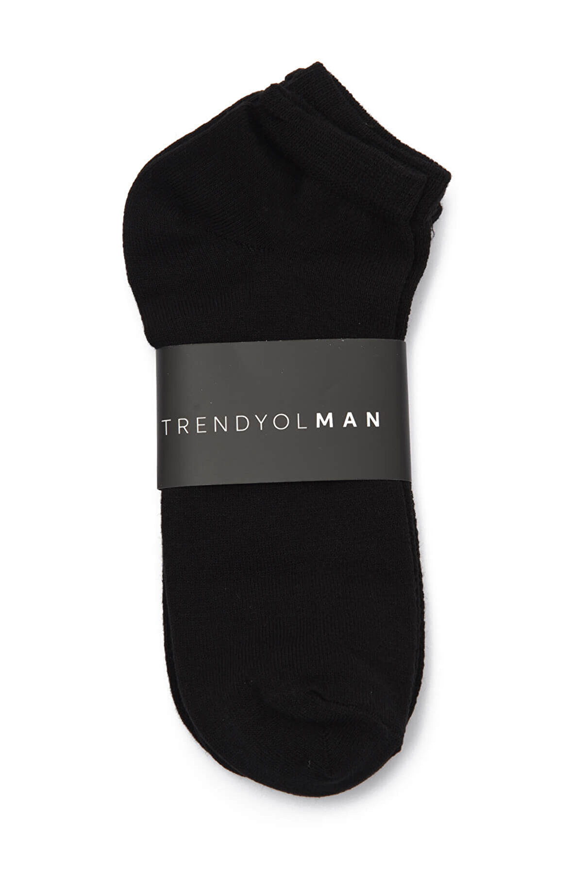 TRENDYOL MAN Siyah Erkek Pike Çorap - 3'Lü Paket Çorap TMNAW19BC0036