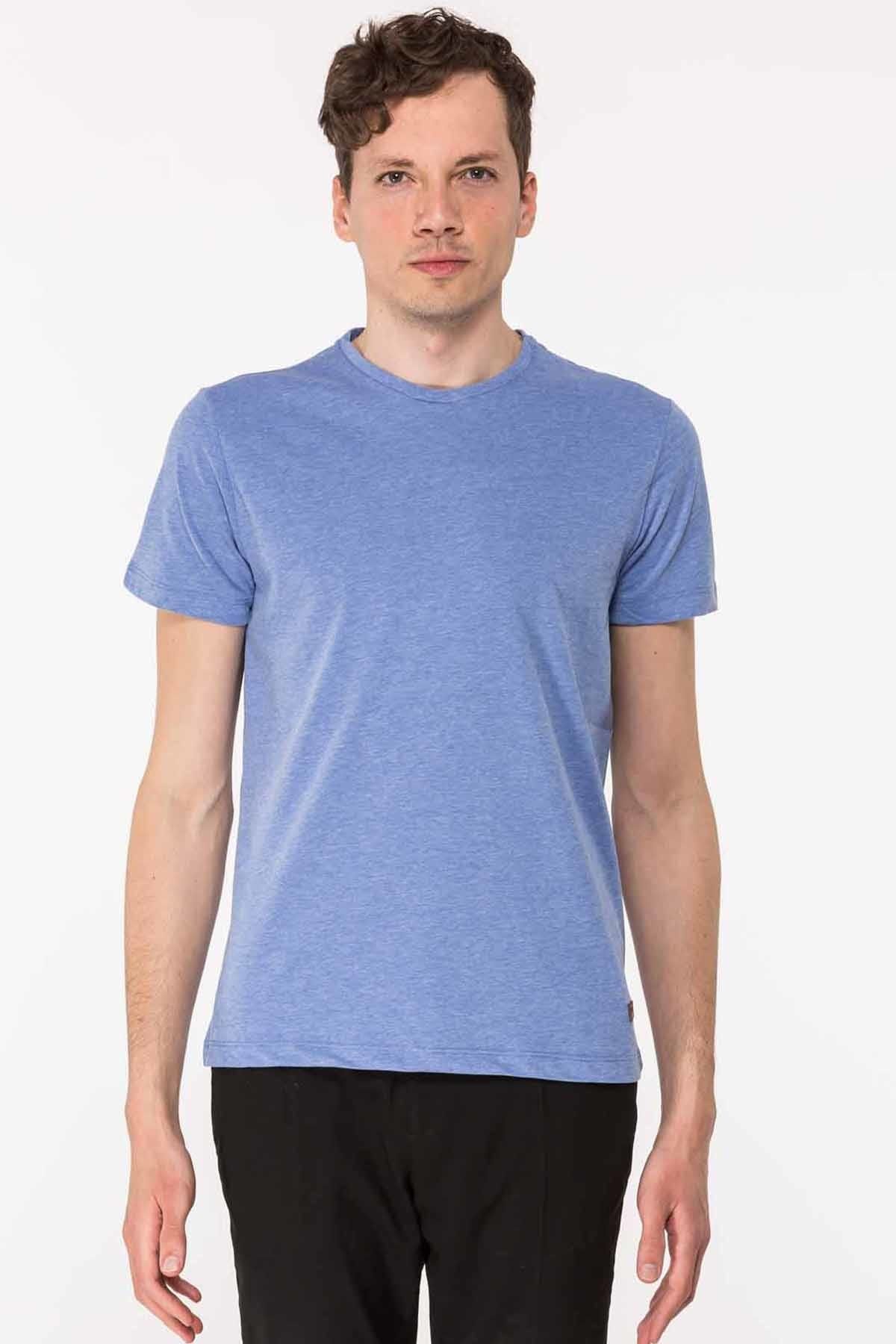 Slazenger Kaleo Erkek T-shirt Mavi St19te023
